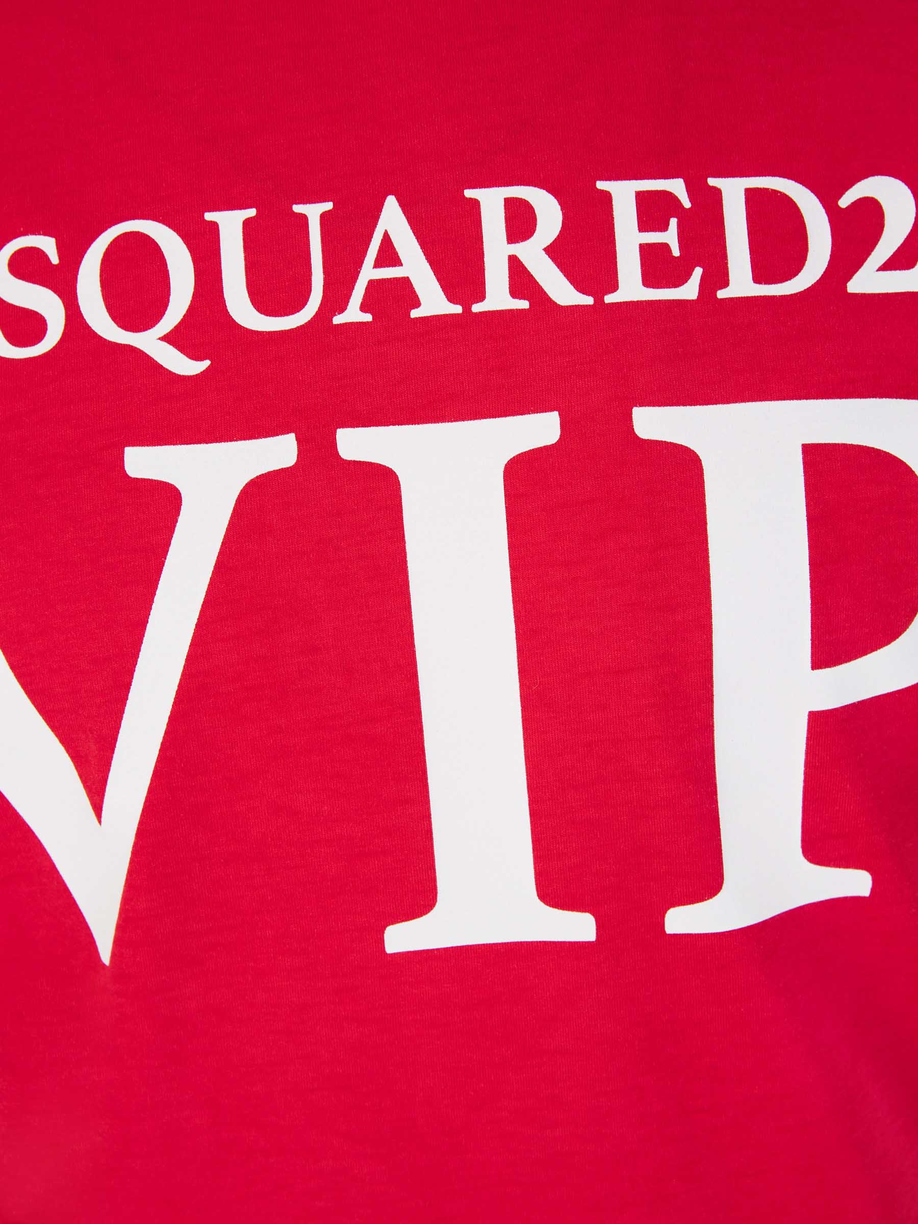 Outlet online Dsquared2 Hombre Camiseta Algodón Estampada color Rojo sku 553-003664 02 - Foto 4