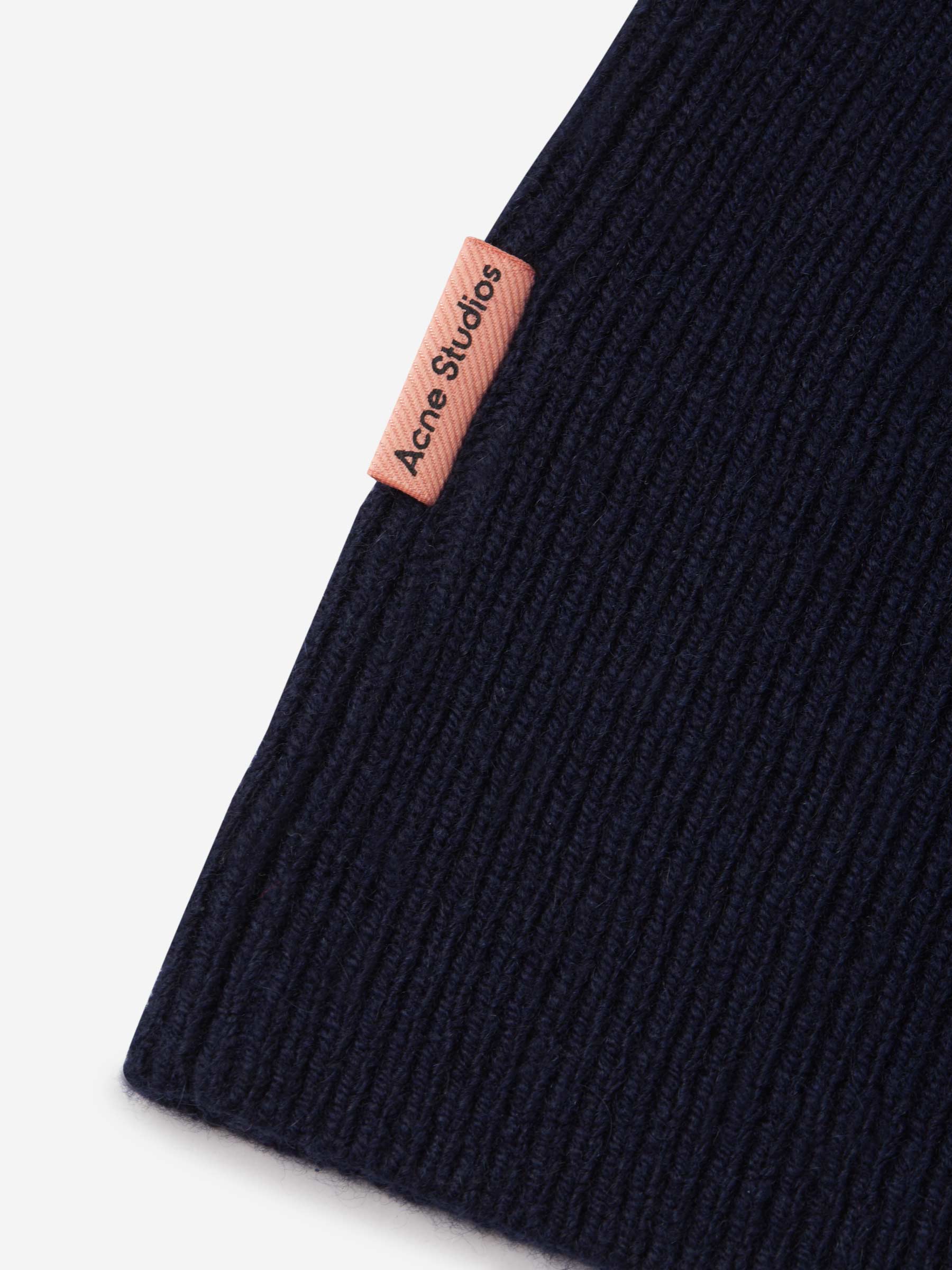 Outlet online Acne Studios Mujer Gorro Canalé Lana Cashmere color Naranja Claro sku 899-001737 02 - Foto 3