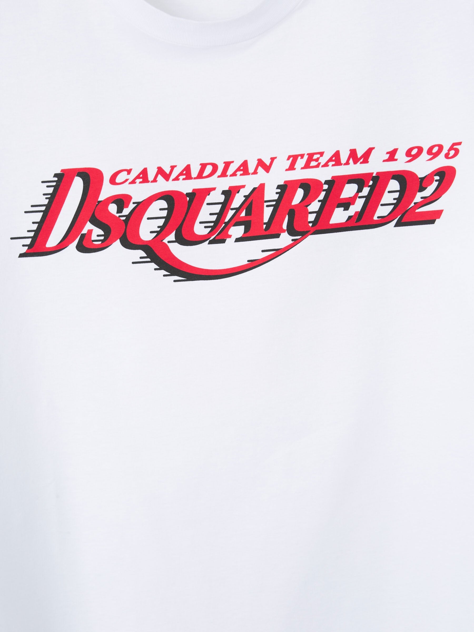 Outlet online Dsquared2 Hombre Camiseta Canadian Team color Blanco sku 553-003812 01 - Foto 4
