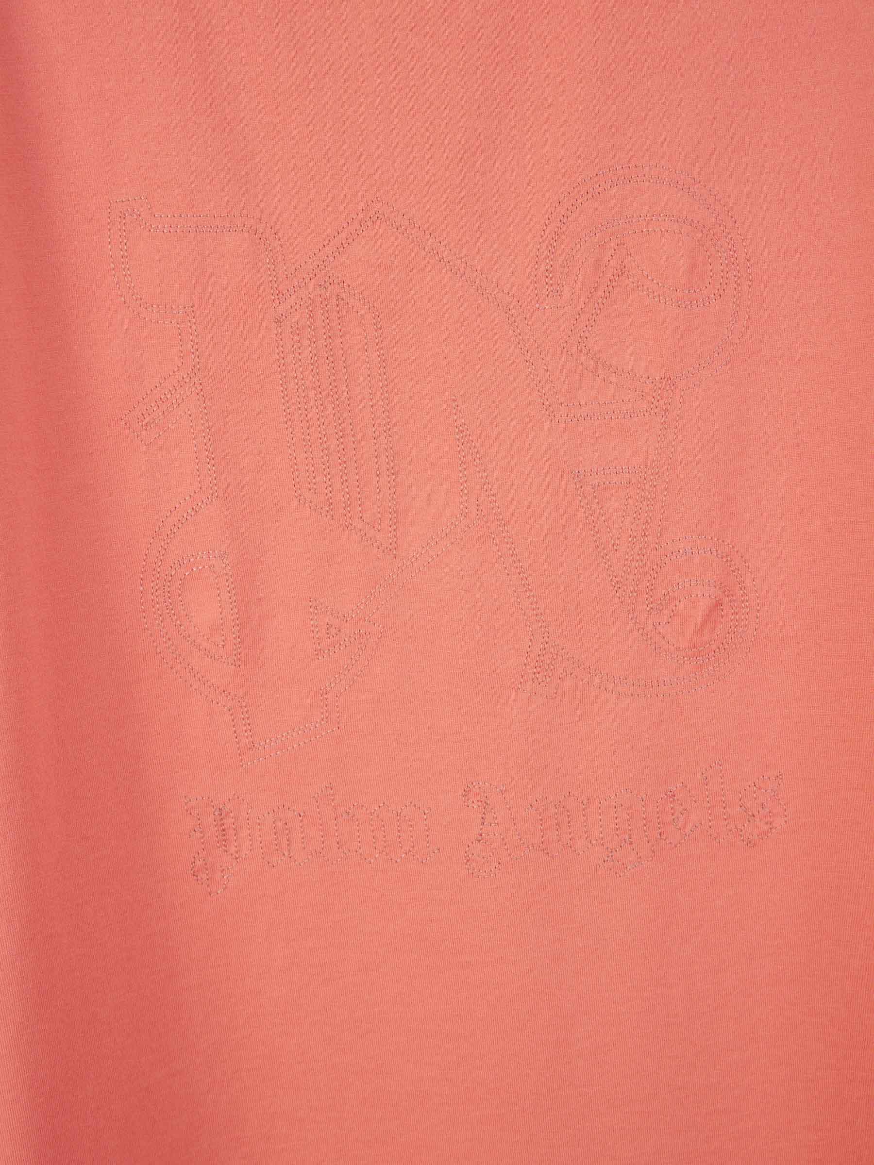 Outlet online Palm Angels Hombre Camiseta Monograma Statement color Salmón sku 553-003596 01 - Foto 4