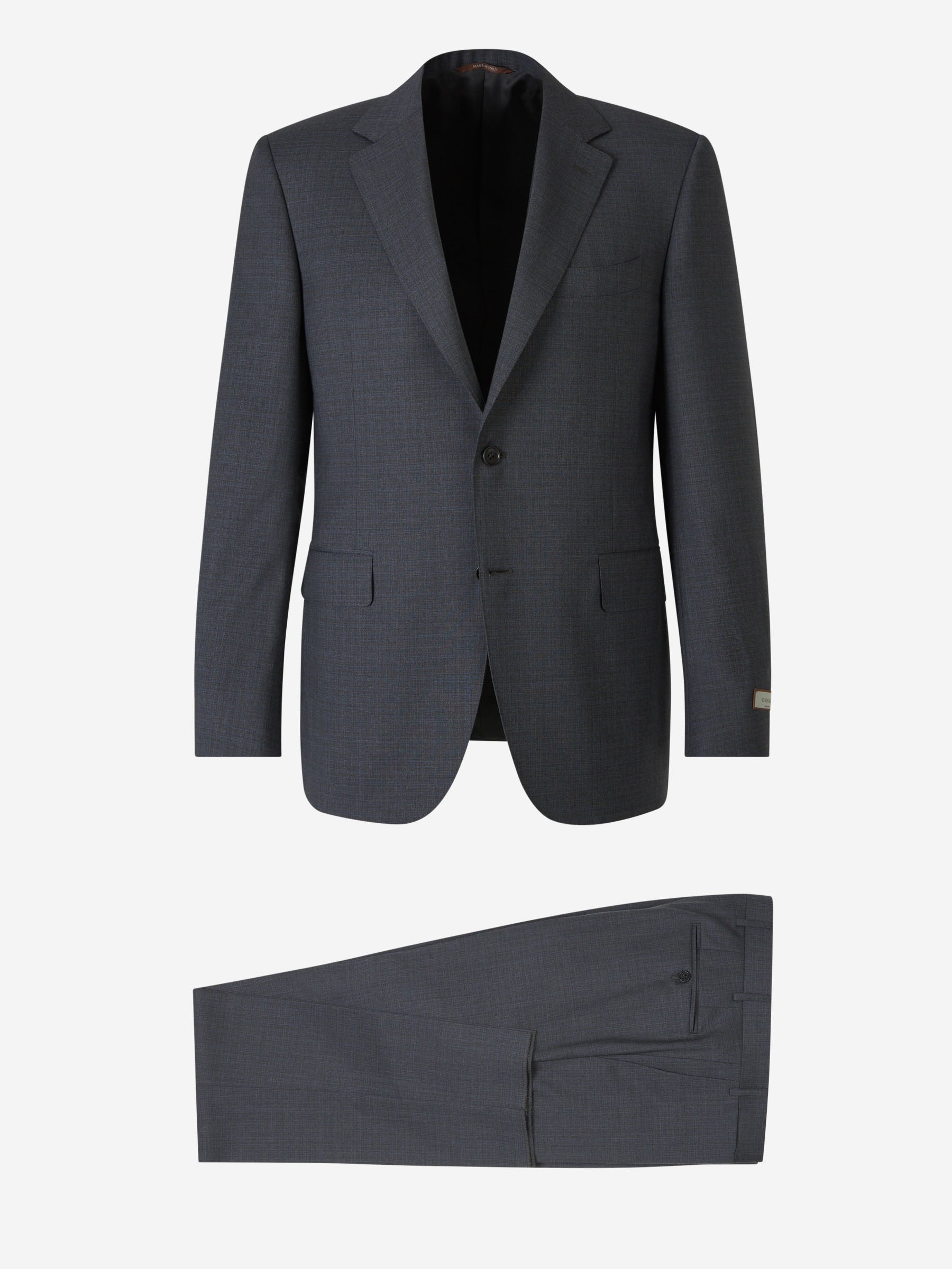 Outlet online Canali Hombre Traje Clásico Lana color Azul Noche sku 312-002807 01 - Foto 1