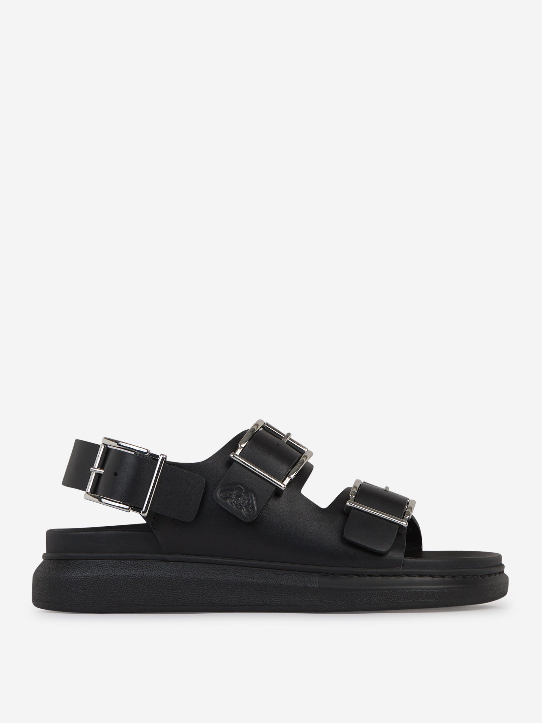 Outlet online McQueen Hombre Sandalias Alabama Piel color Negro sku 617-000092 01 - Foto 1