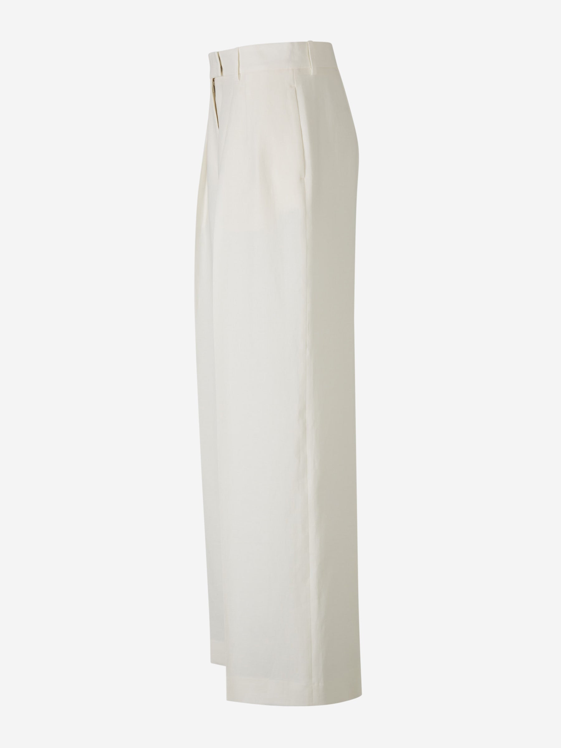 Outlet online The Row Mujer Pantalones Antone Lino color Blanco sku 761-003466 01 - Foto 3