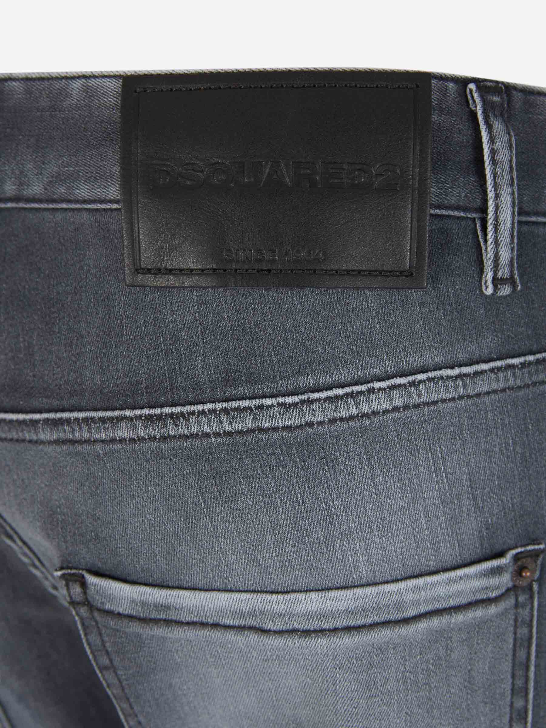 Outlet online Dsquared2 Hombre Jeans Skater color Gris Antracita sku 522-002596 01 - Foto 5