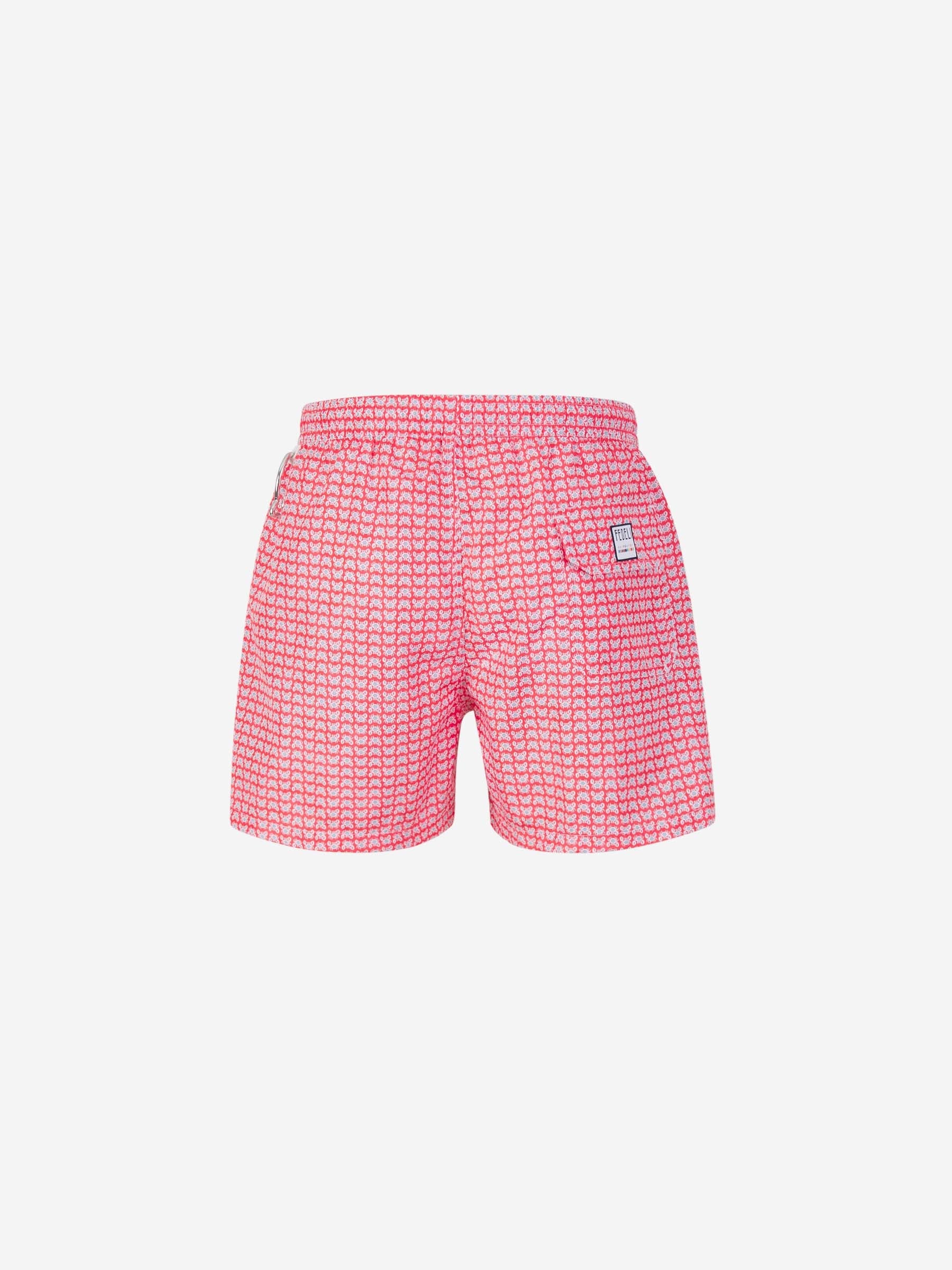 Outlet online Fedeli Hombre Bañador Motivo Rayas color Rojo sku 561-001326 01 - Foto 2