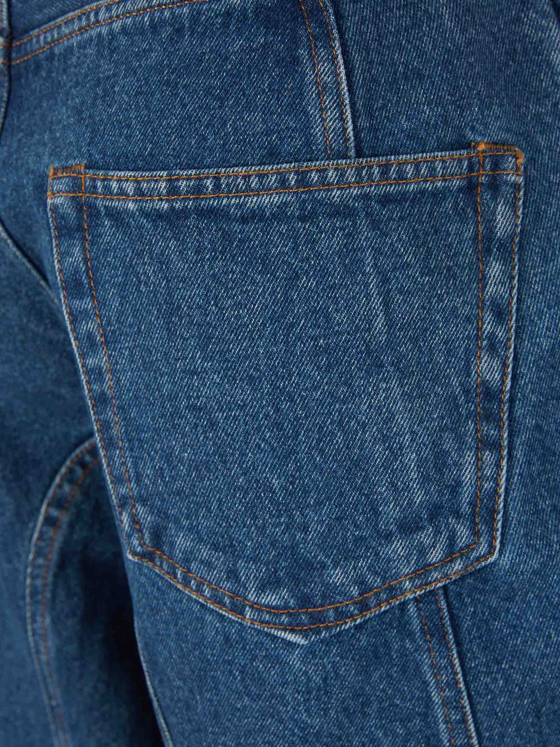 Outlet online Acne Studios Hombre Jeans Wide Leg Biker color Azul Denim sku 522-002565 01 - Foto 6