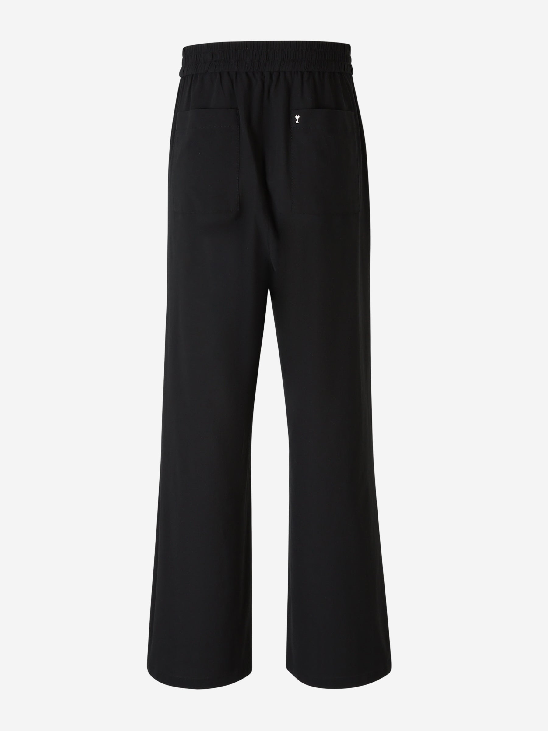 Outlet online Ami Paris Hombre Pantalones Crepé Algodón color Negro sku 521-002999 01 - Foto 2