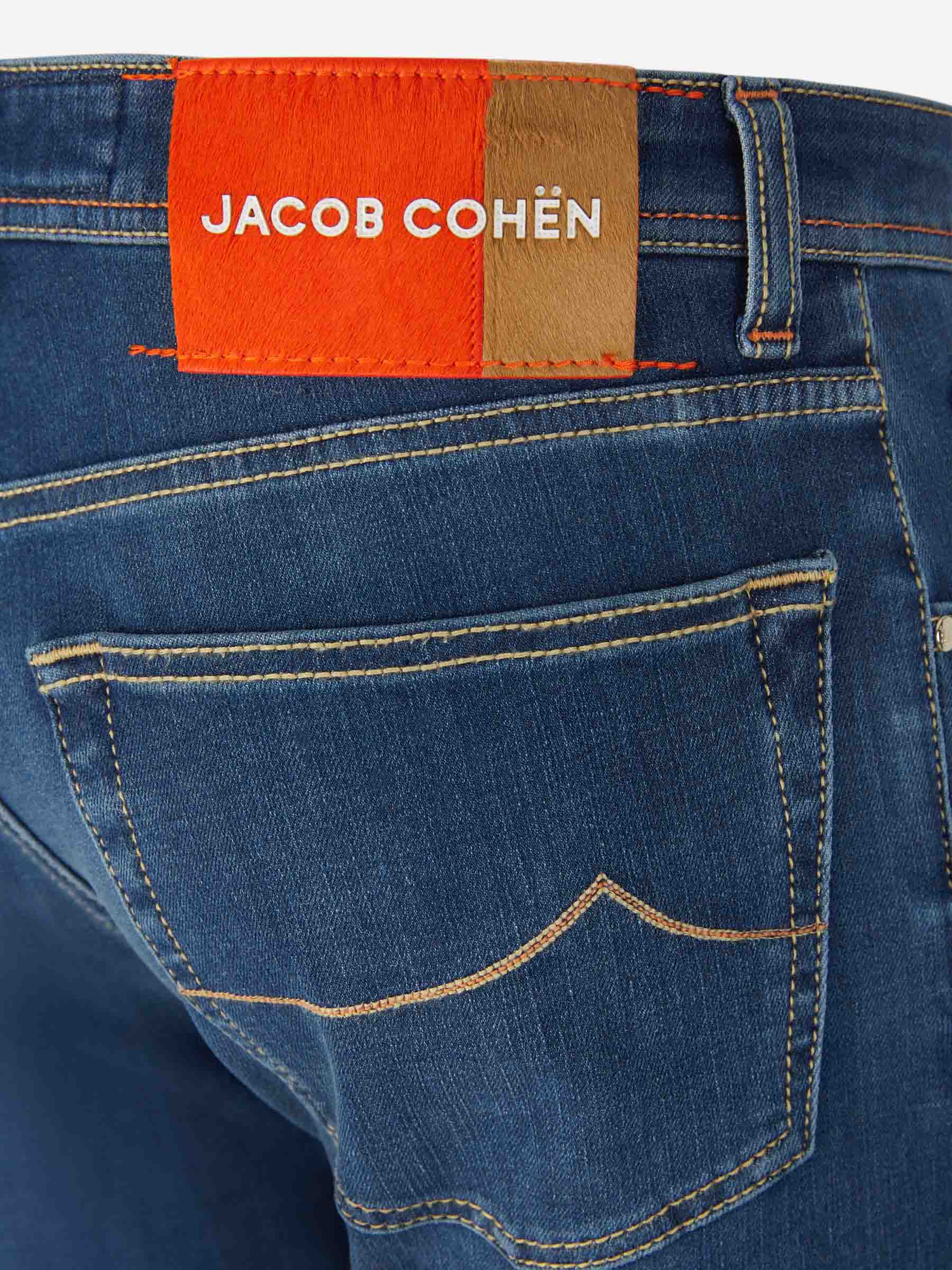Outlet online Jacob Cohën Hombre Jeans Slim Fit Nick color Azul Denim sku 522-002620 01 - Foto 4