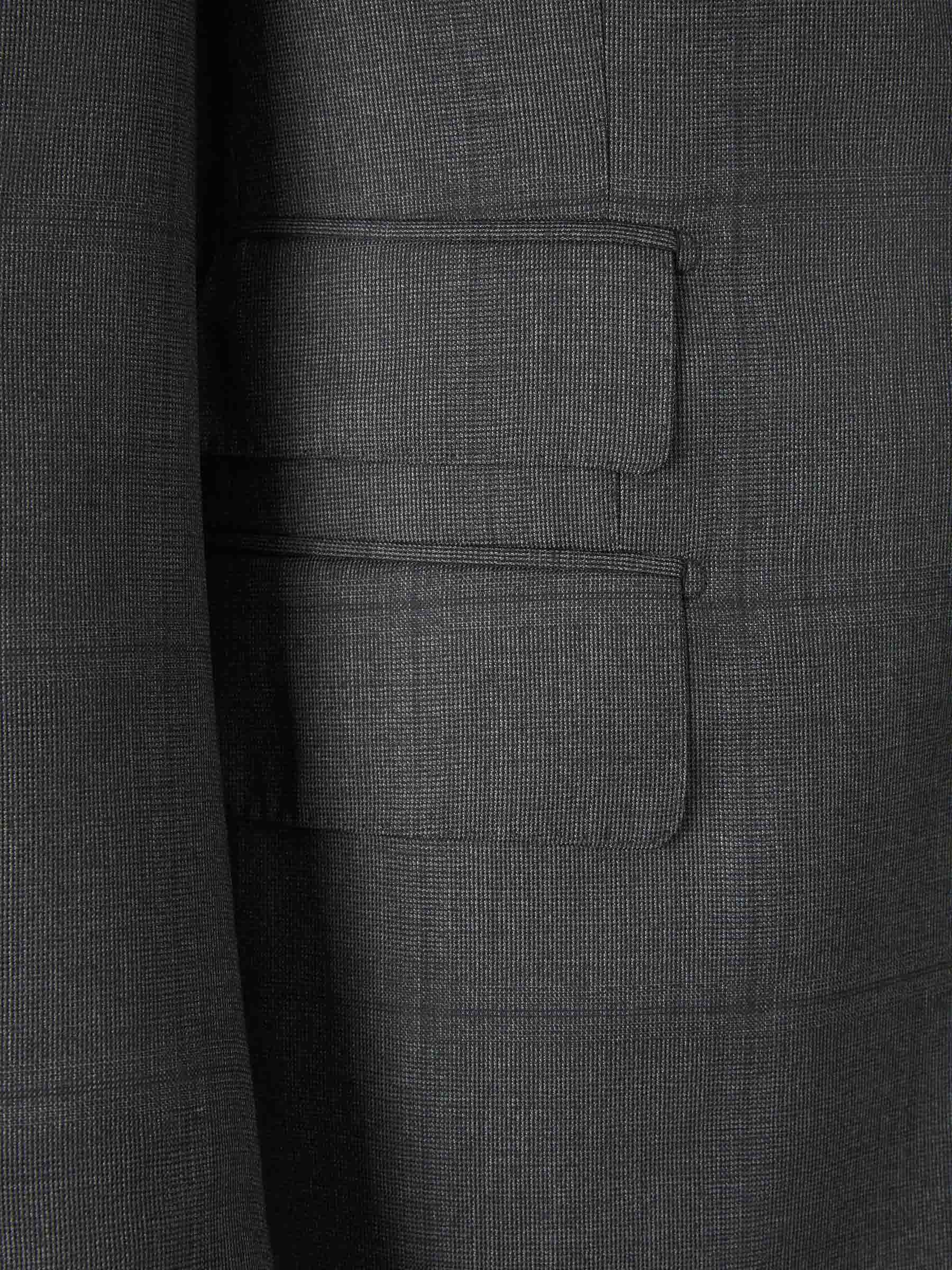 Outlet online Tom Ford Hombre Traje Liso Lana color Negro sku 312-002813 01 - Foto 5