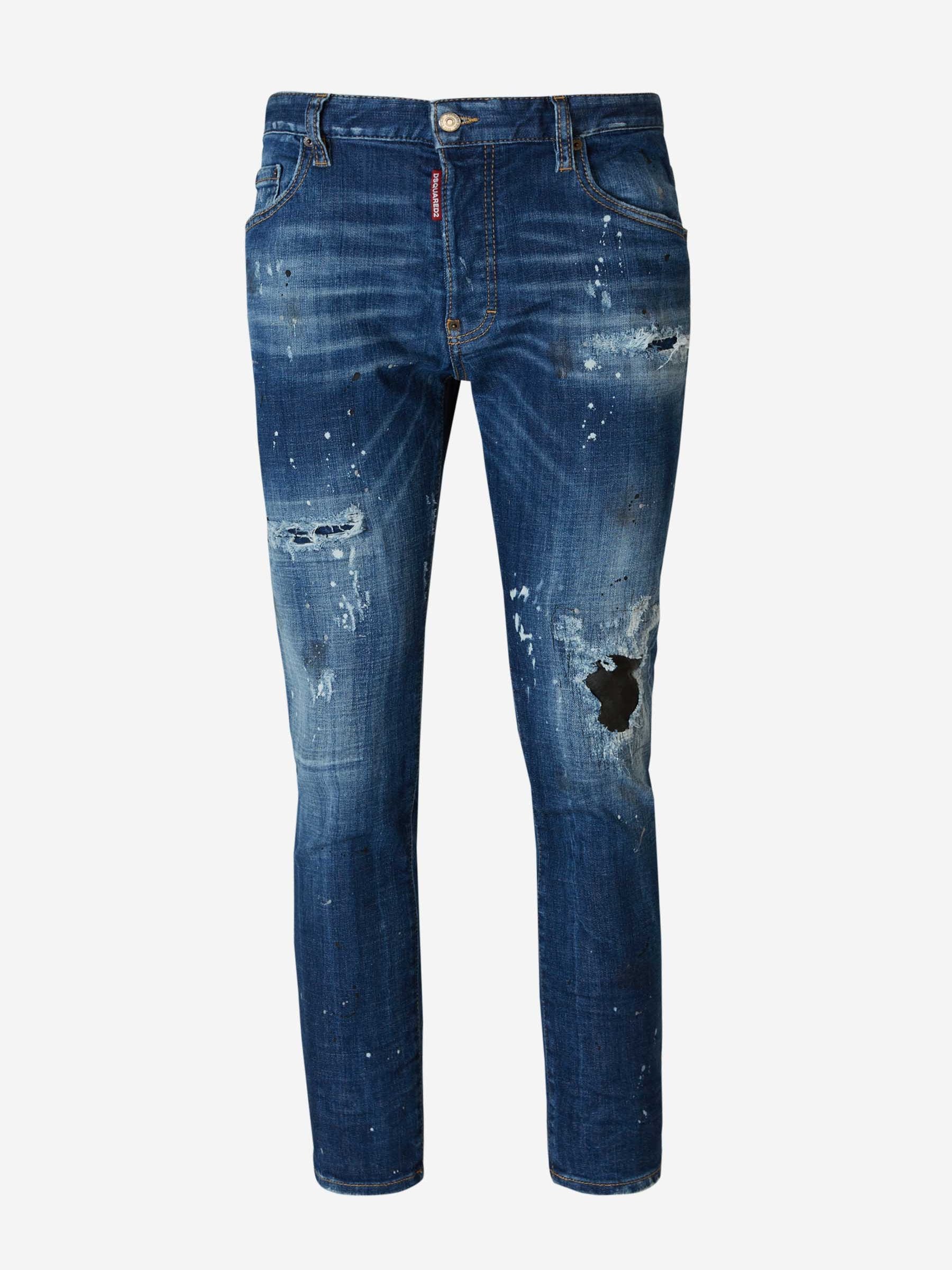 Dsquared2 Jeans Efecto Roturas color Azul Marino sku 522-002509 01 - Foto 1