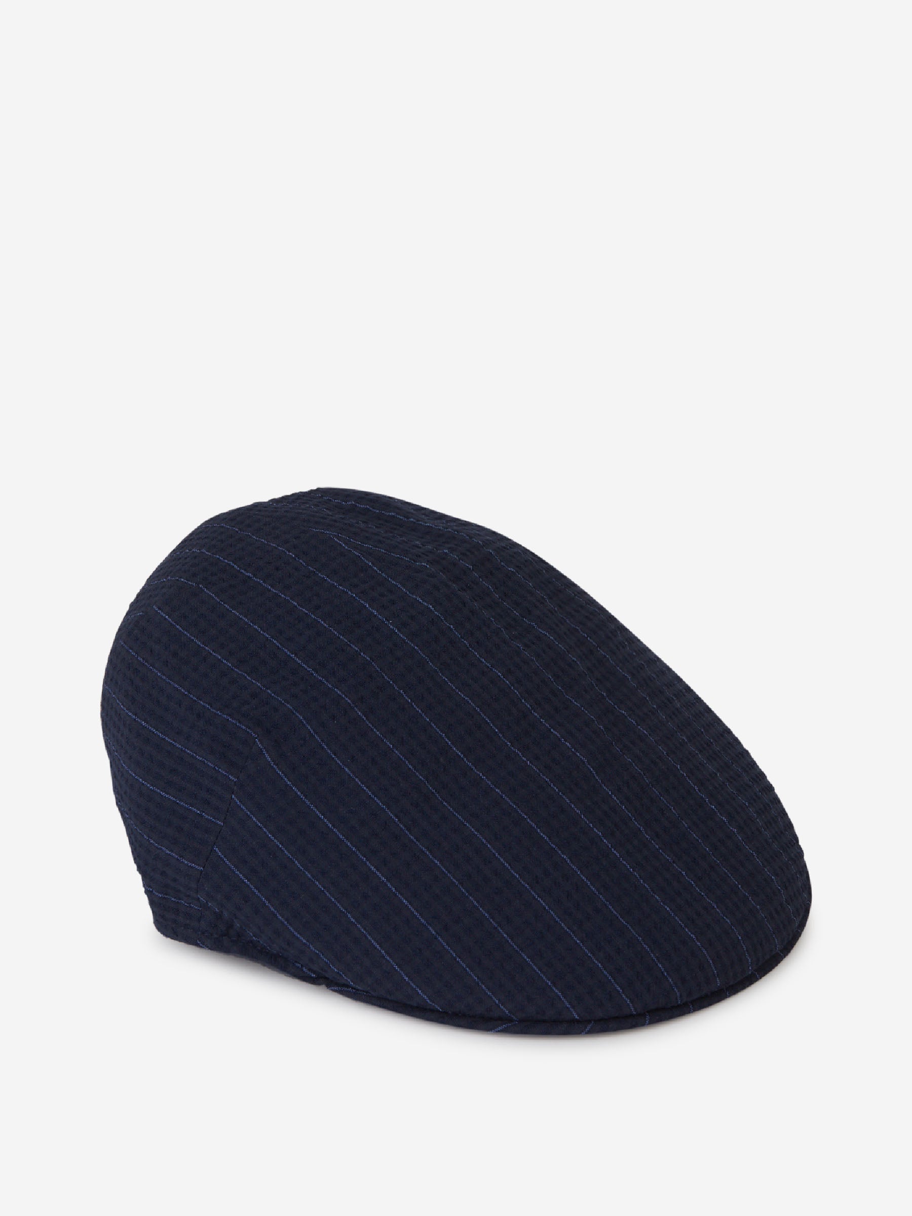 Outlet online Borsalino Hombre Boina Motivo Rayas color Azul Noche sku 695-001474 02 - Foto 1