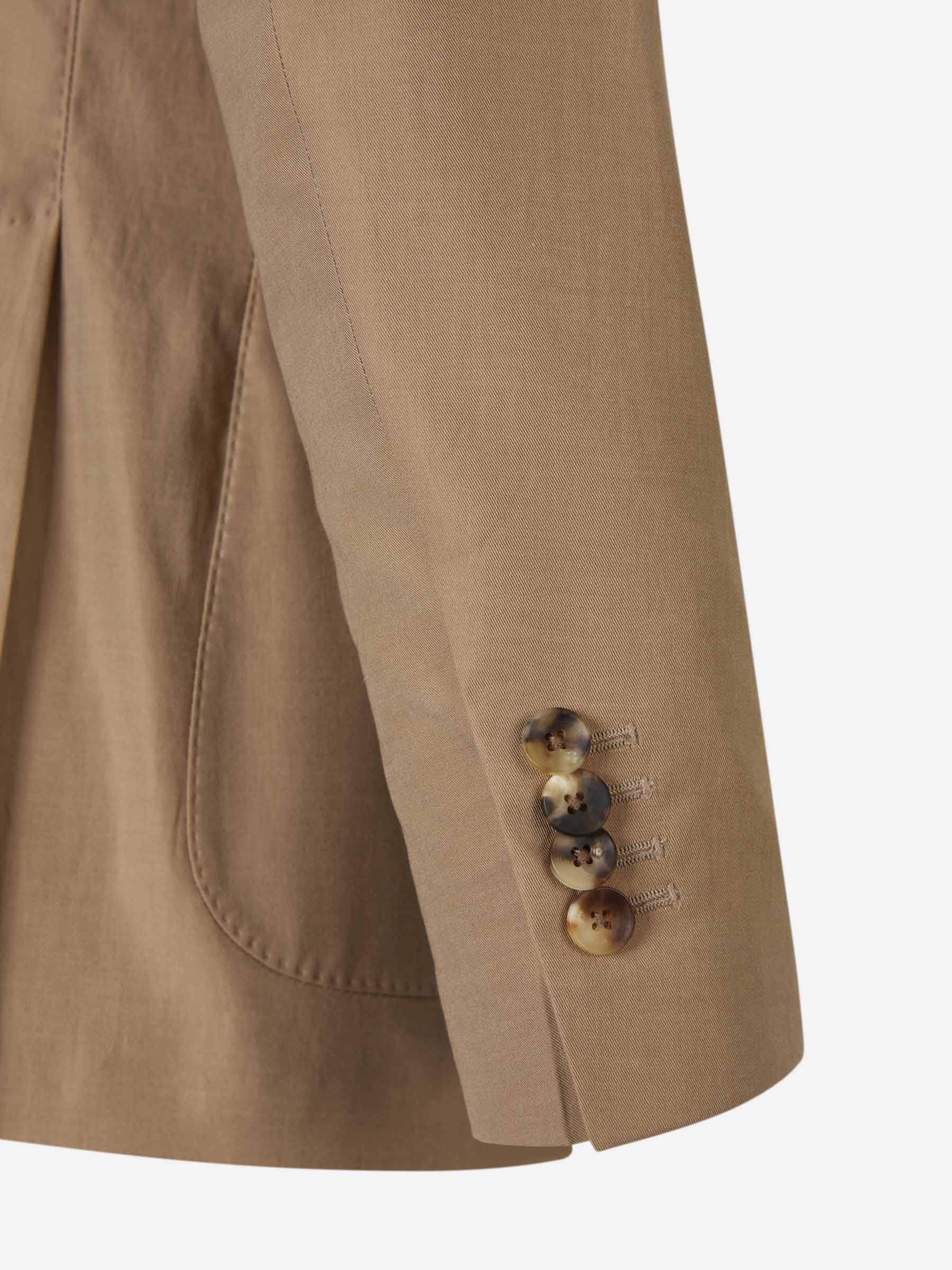 Outlet online Lardini Hombre Traje Liso Algodón color Topo sku 312-002788 02 - Foto 5