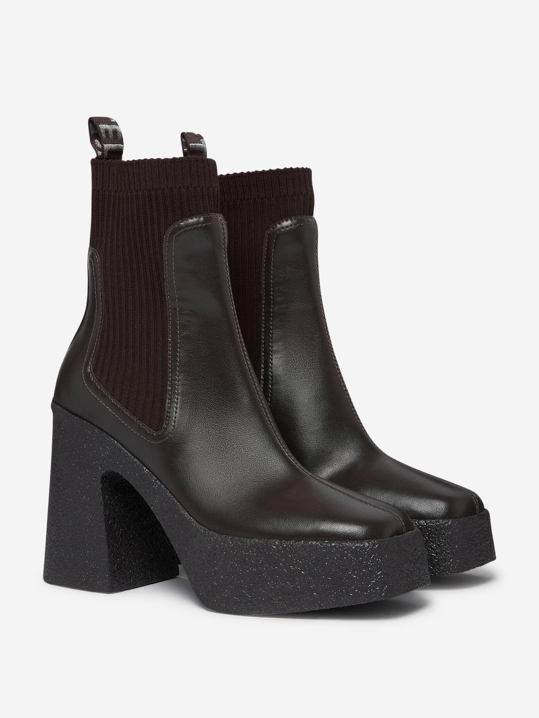 Outlet online Stella McCartney Mujer Botines Skyla color Marron Oscuro sku 805-000736 01 - Foto 2