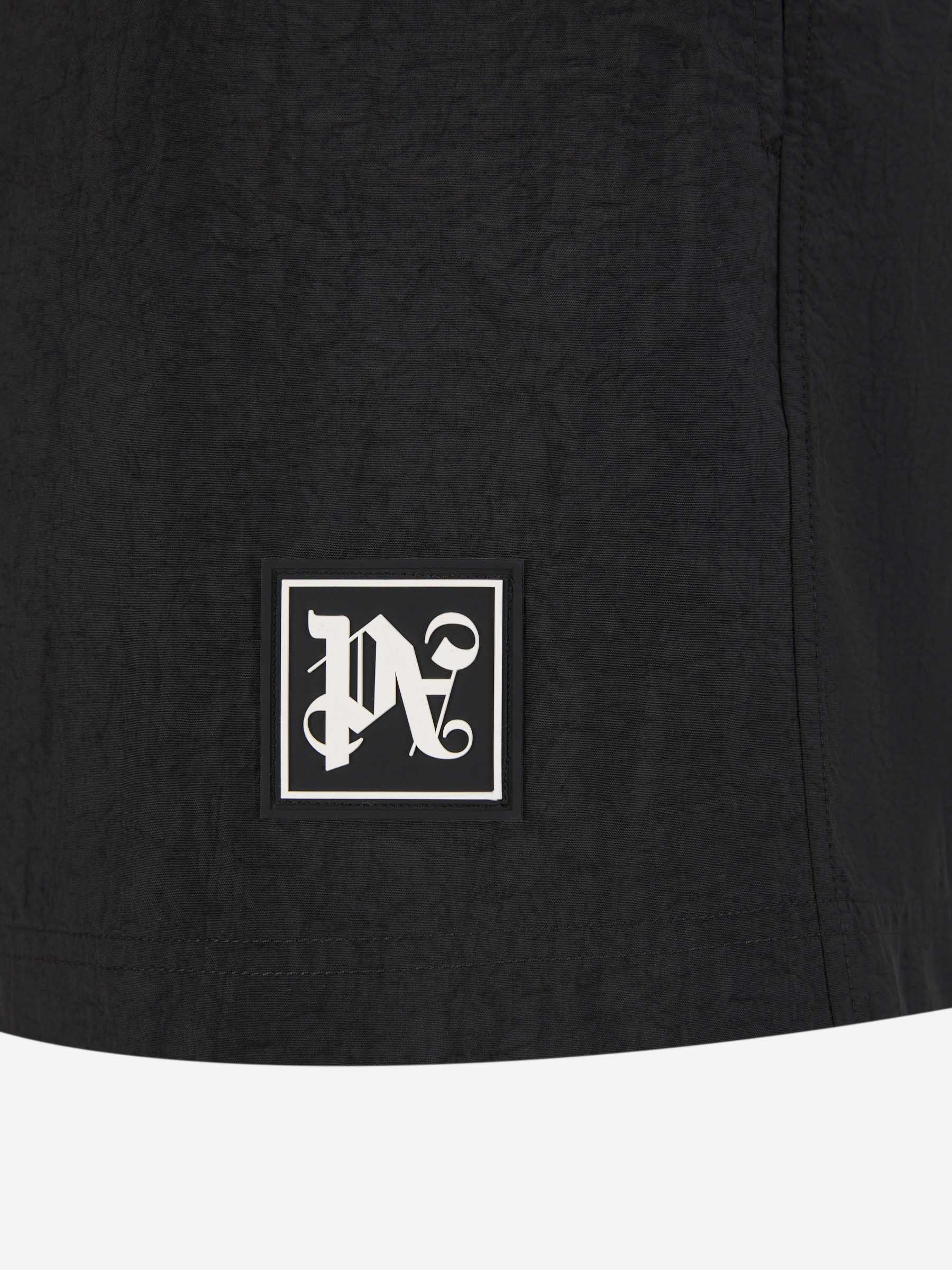 Outlet online Palm Angels Hombre Bañador Técnico Monograma color Negro sku 561-001293 01 - Foto 3