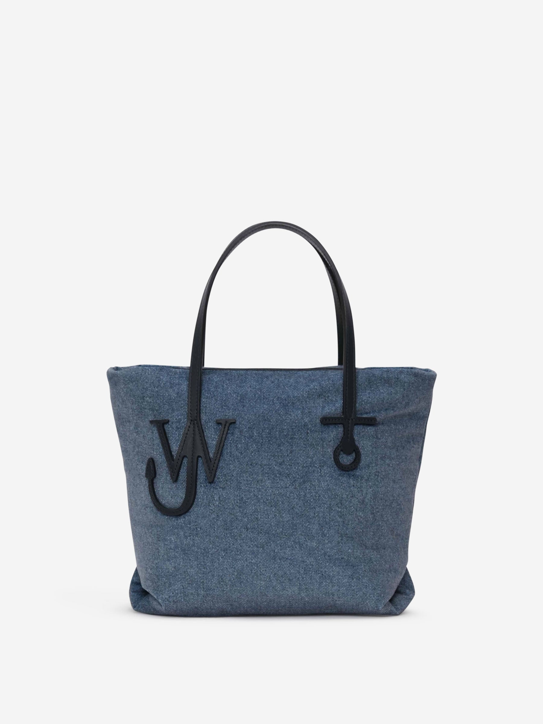Outlet online JW Anderson Mujer Bolso de Mano Logo color Azul Denim Oscuro sku 810-007755 01 - Foto 1