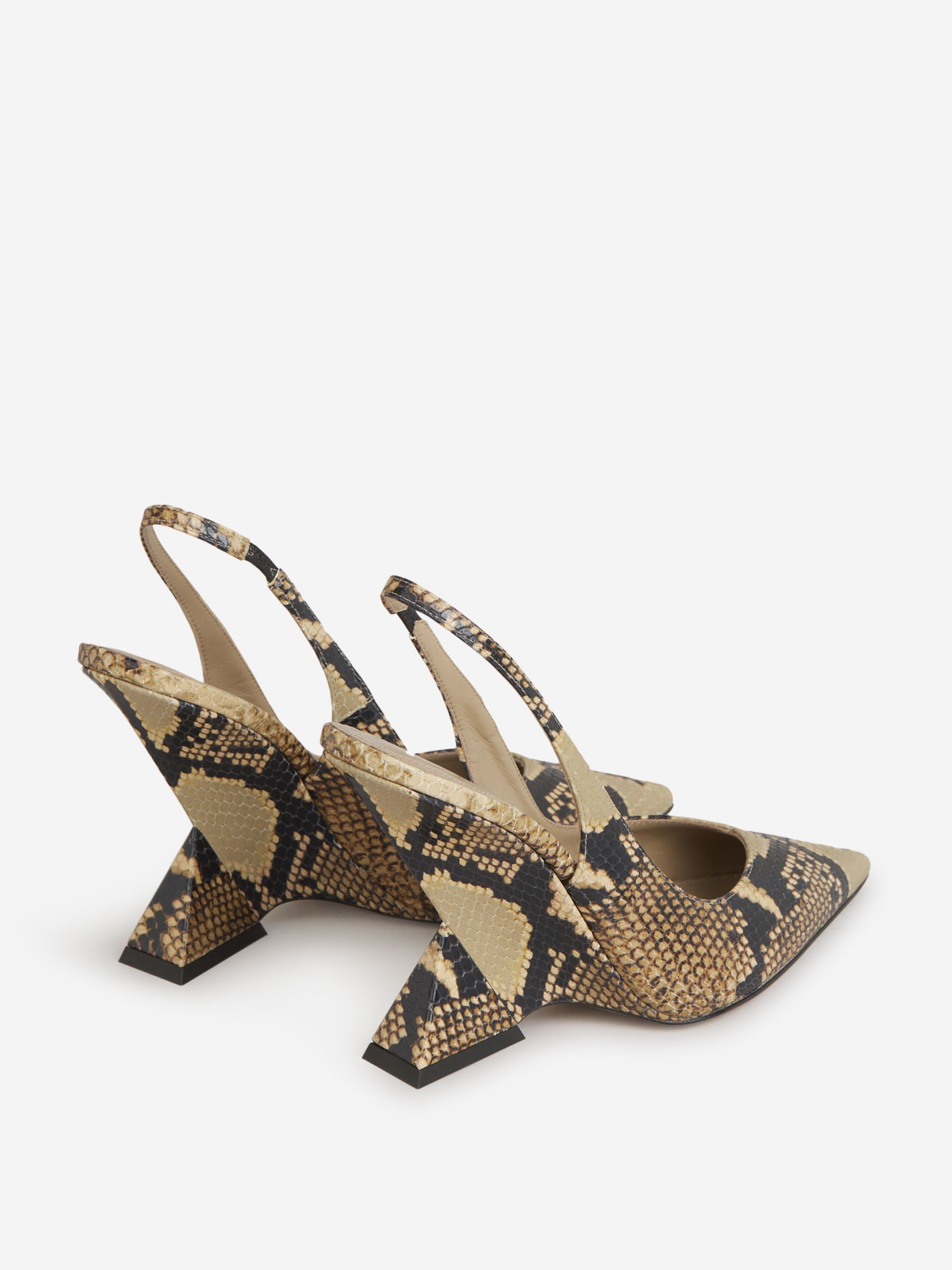 Outlet online The Attico Mujer Zapatos Cheope Slingback color Topo sku 800-005189 01 - Foto 4