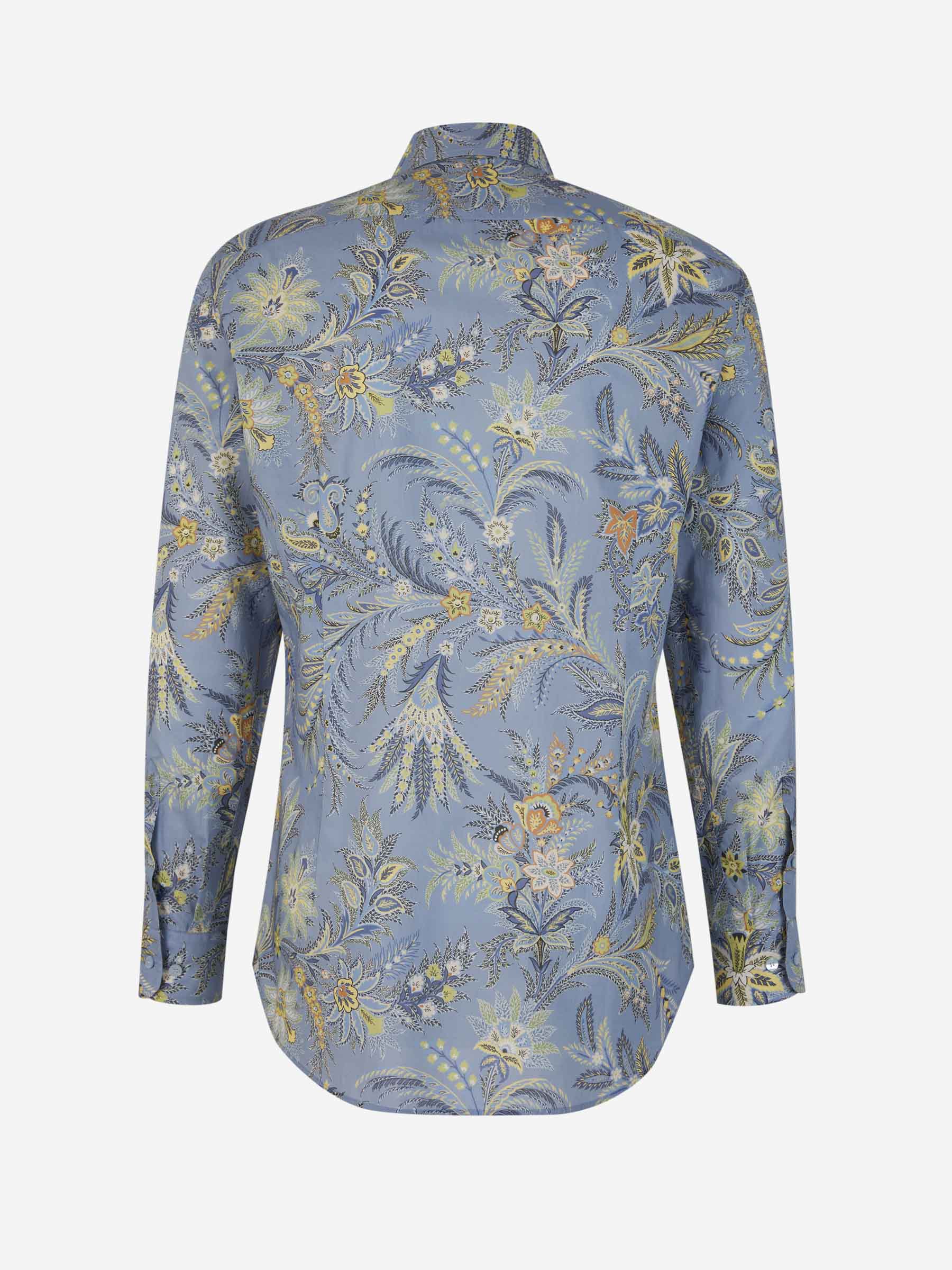 Outlet online Etro Hombre Camisa Algodón Paisley color Azul Cielo sku 531-006209 01 - Foto 2