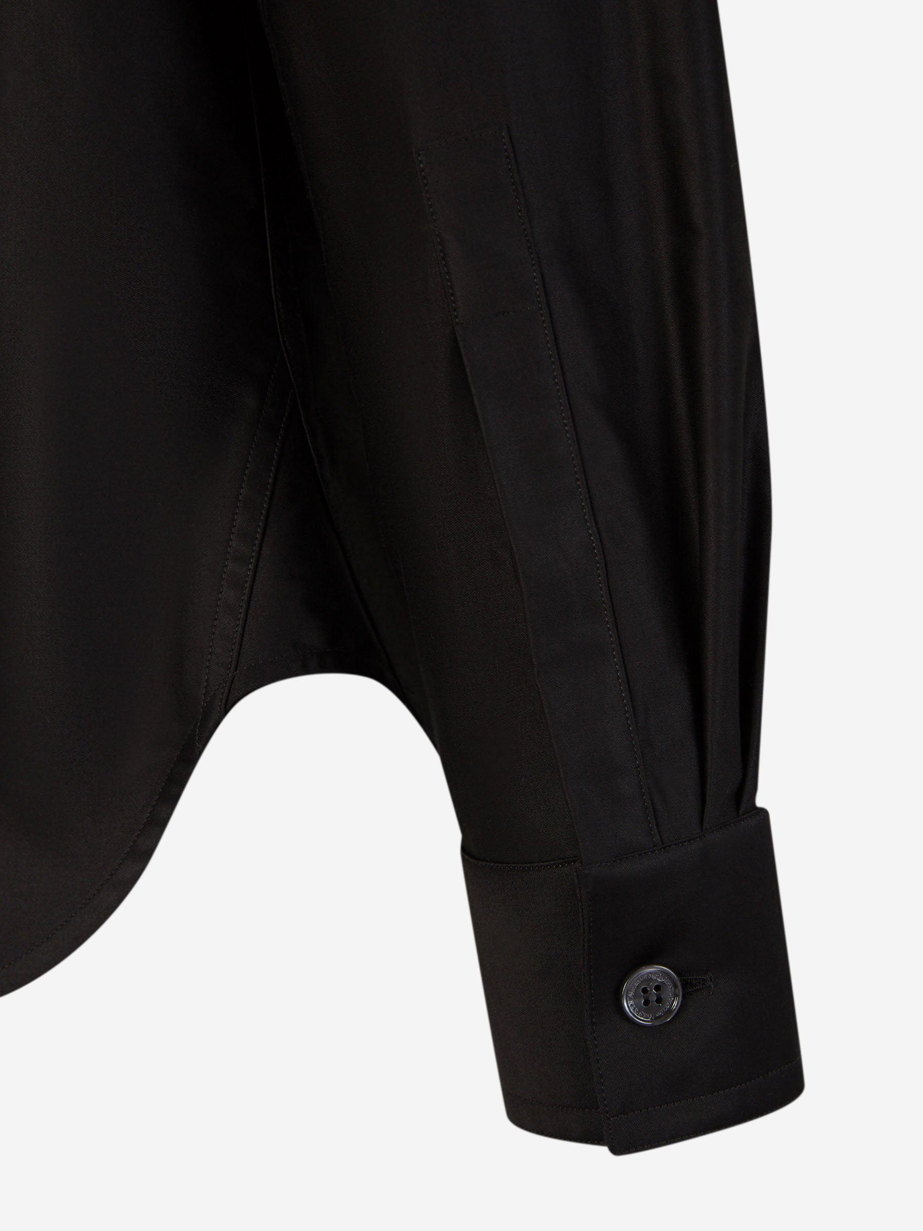 Outlet online McQueen Hombre Camisa Algodón Logo color Negro sku 531-006170 01 - Foto 5