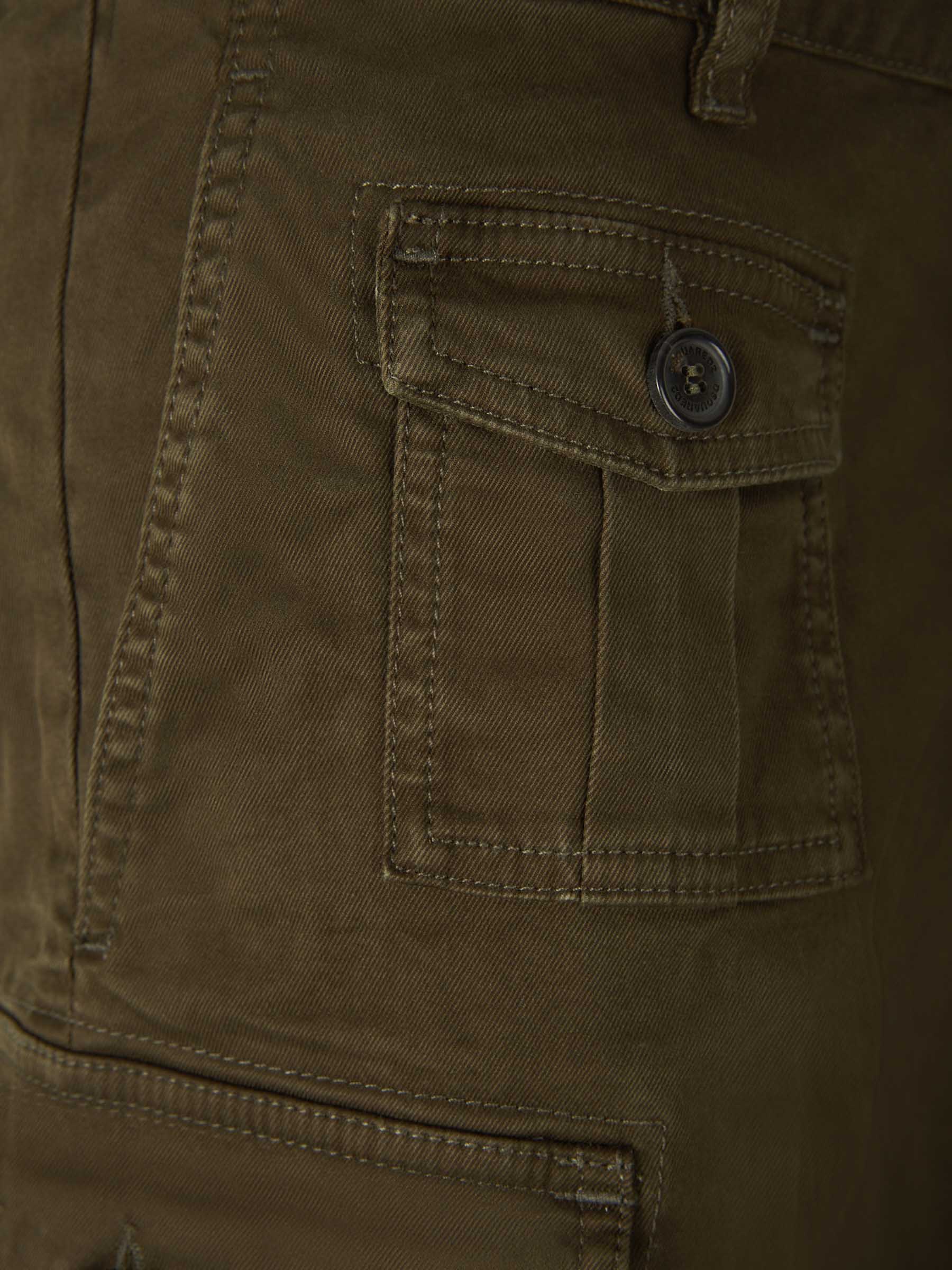 Outlet online Dsquared2 Hombre Pantalones Cargo Sexy color Verde Militar sku 521-003083 01 - Foto 5