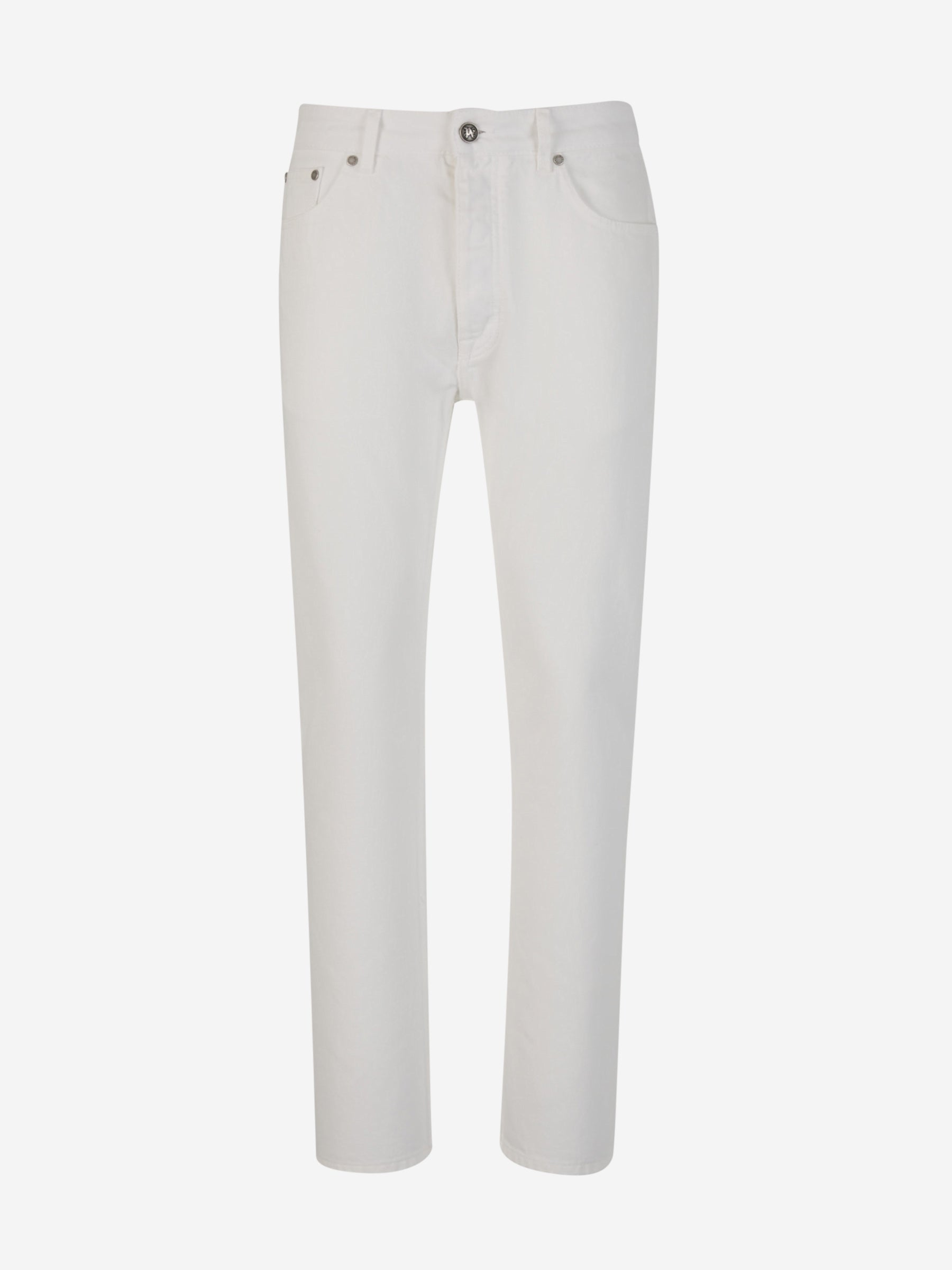 Outlet online Palm Angels Hombre Jeans Rectos Monograma color Blanco sku 522-002586 01 - Foto 1
