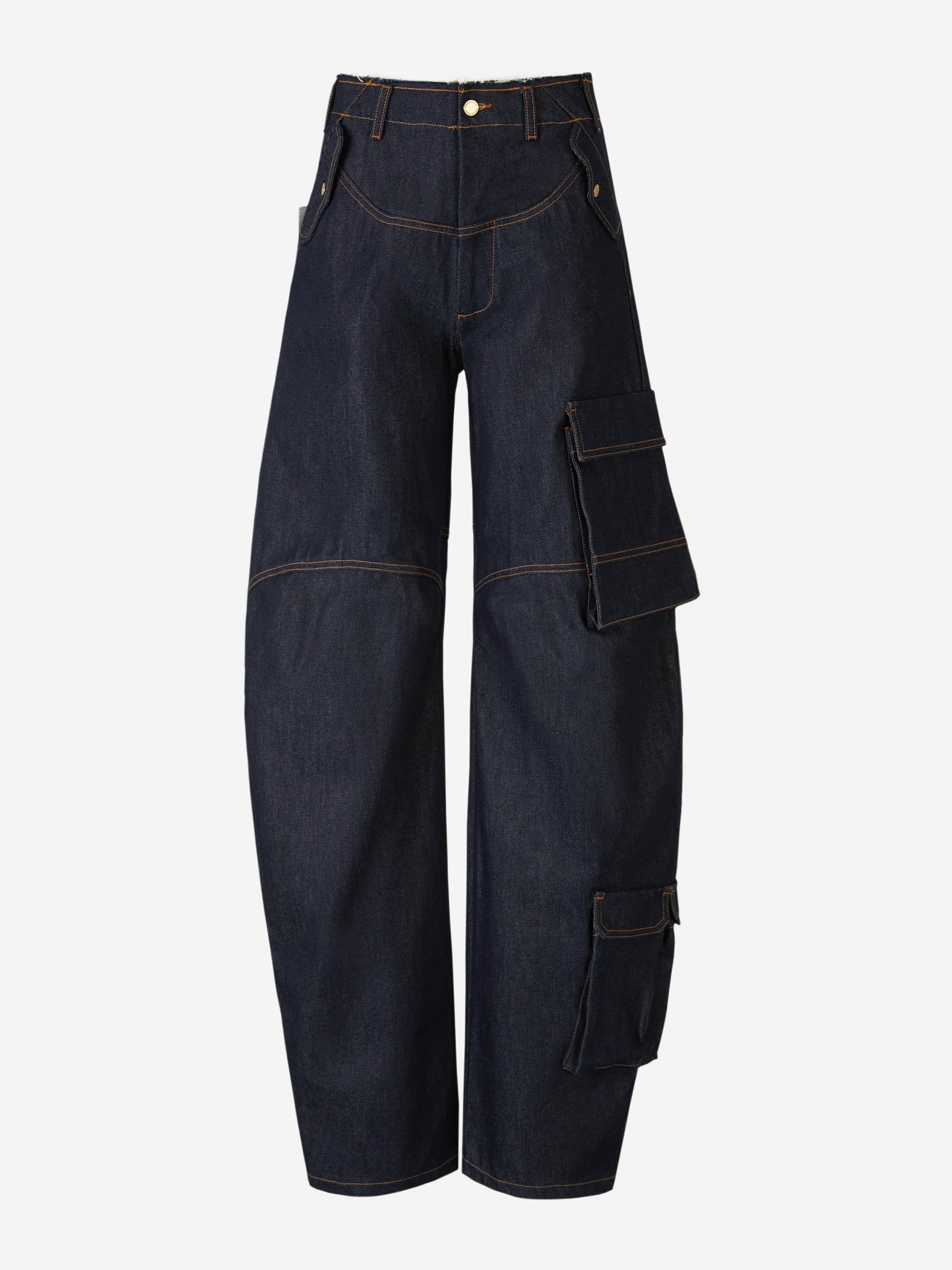 Outlet online Darkpark Mujer Jeans Rosalind Cargo color Azul Denim sku 761-003433 01 - Foto 2