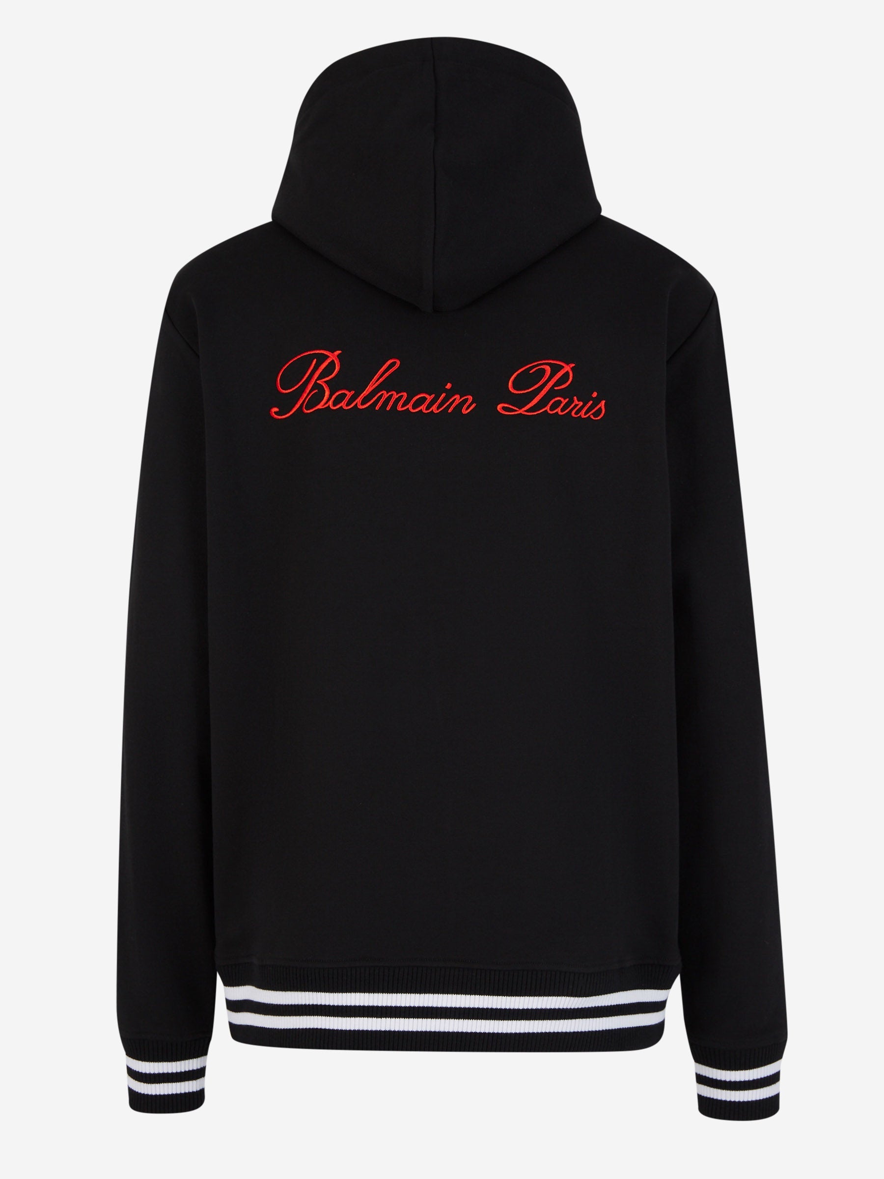 Outlet online Balmain Hombre Sudadera Capucha Logo color Negro sku 545-001484 01 - Foto 3