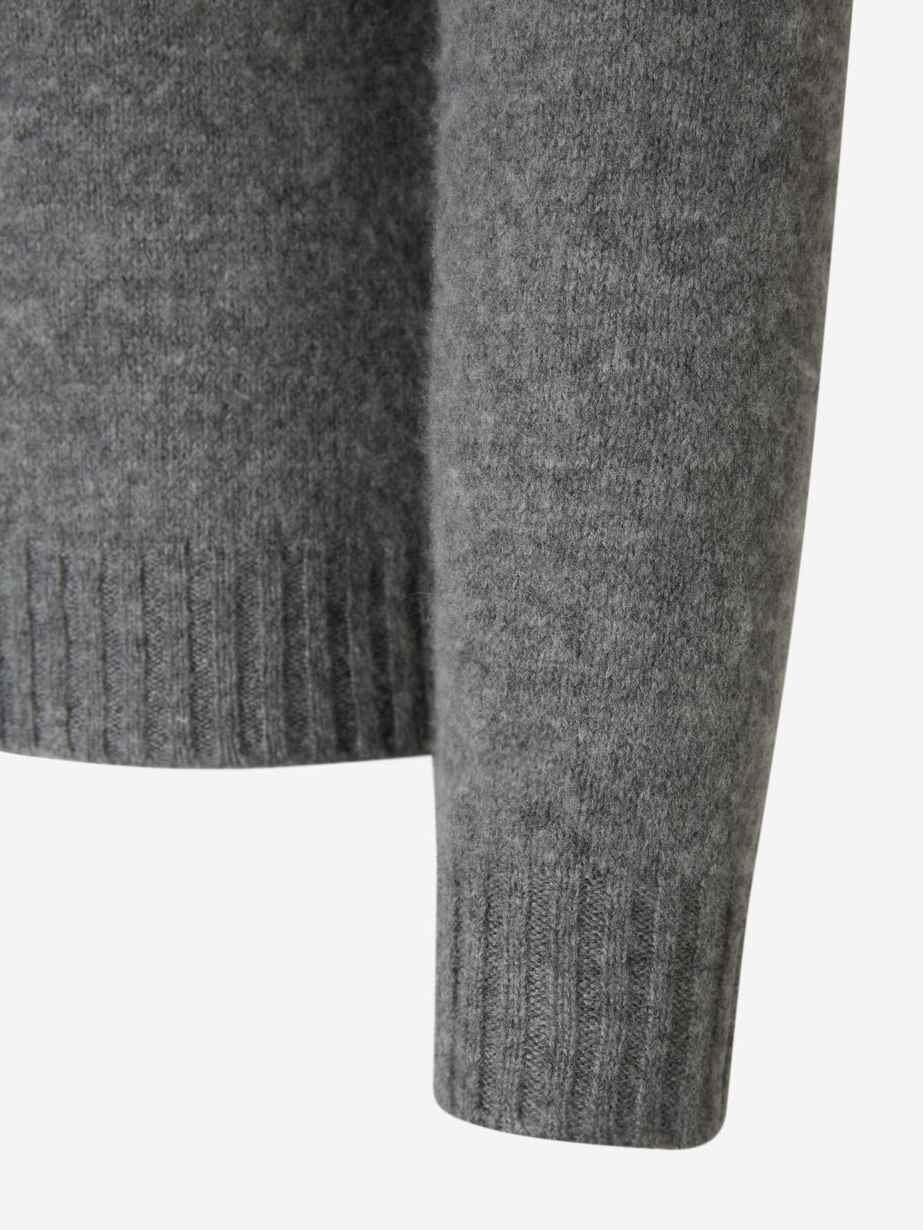 Outlet online Santa Eulalia Hombre Jersey Lana Y Cashmere color Gris Piedra sku 542-002302 01 - Foto 4