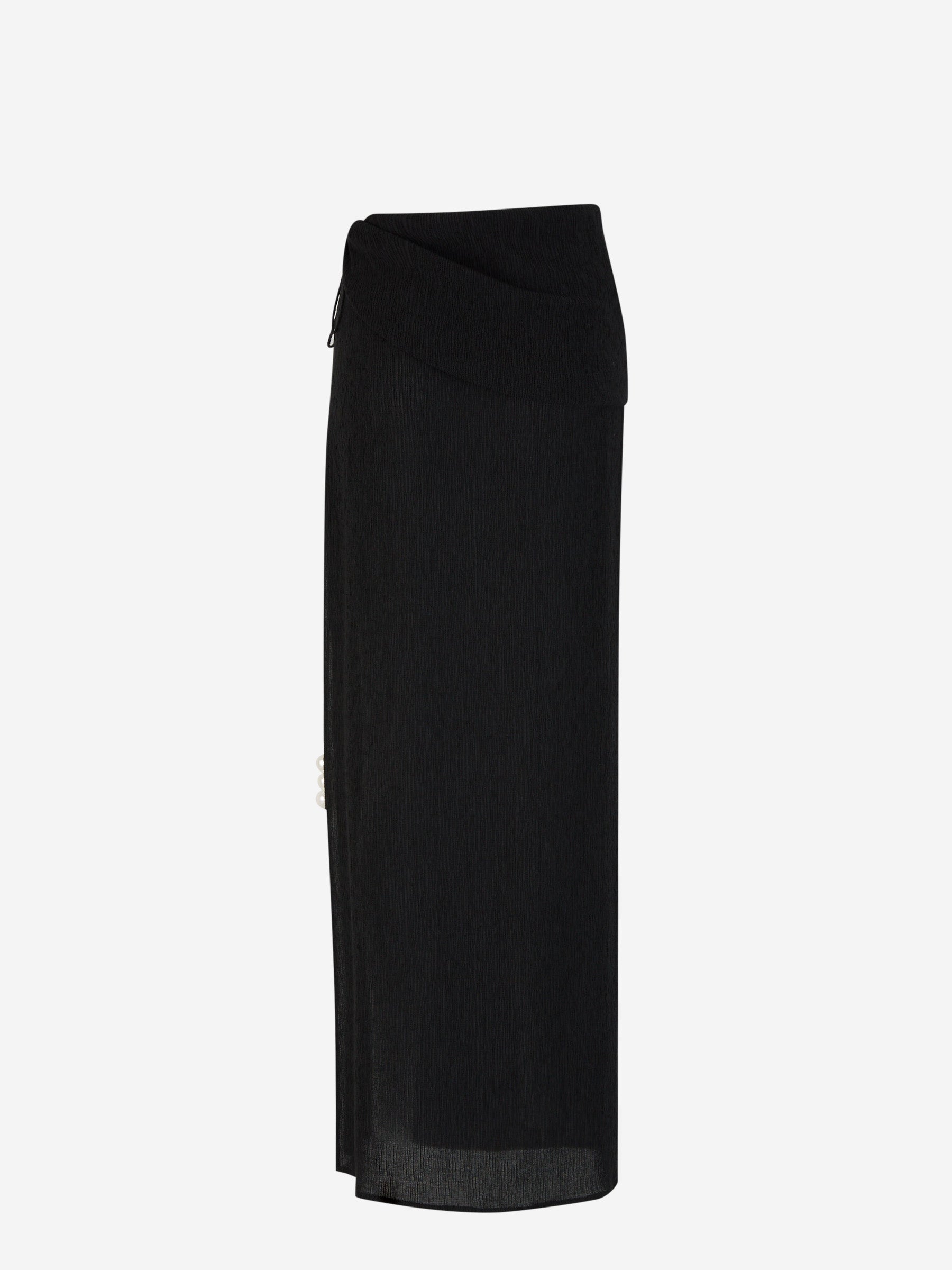 Outlet online Magda Butrym Mujer Falda Maxi Abertura color Negro sku 750-001417 01 - Foto 3