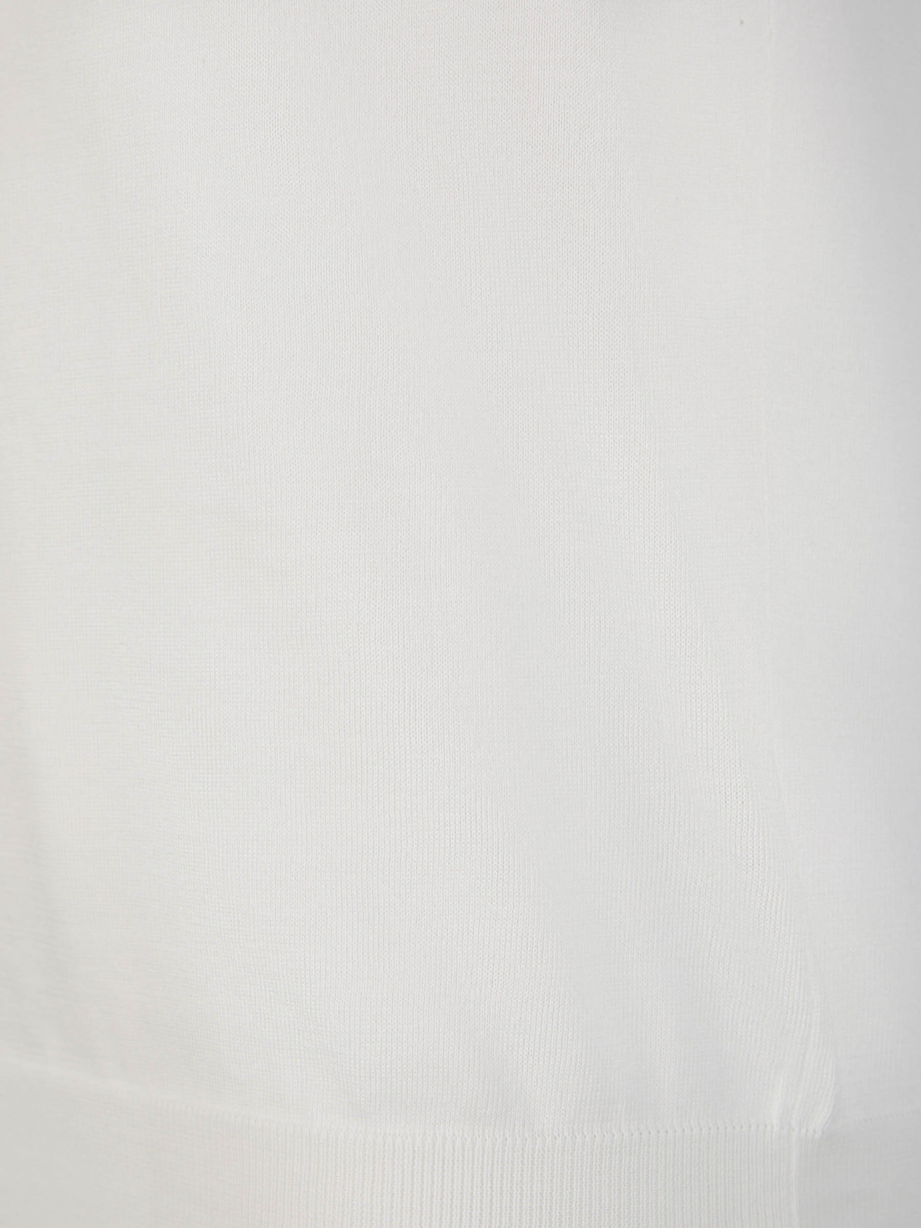 Outlet online Brunello Cucinelli Hombre Camiseta Punto Algodón color Blanco sku 553-003565 00 - Foto 5