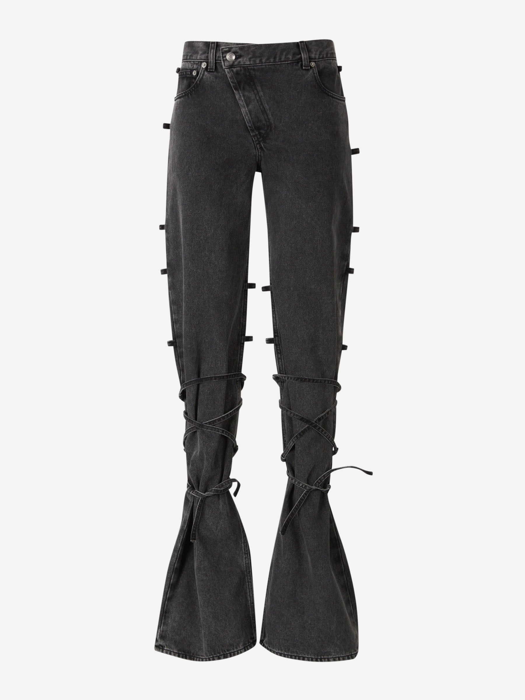 Outlet online McQueen Hombre Jeans Efecto Desgastado color Negro sku 522-002717 01 - Foto 2