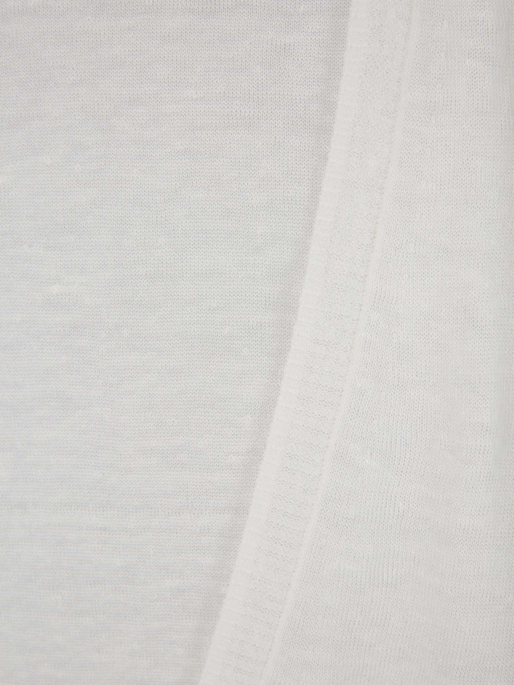 Outlet online Dorothee Schumacher Mujer Cárdigan Escote V Lino color Blanco sku 713-000288 01 - Foto 4