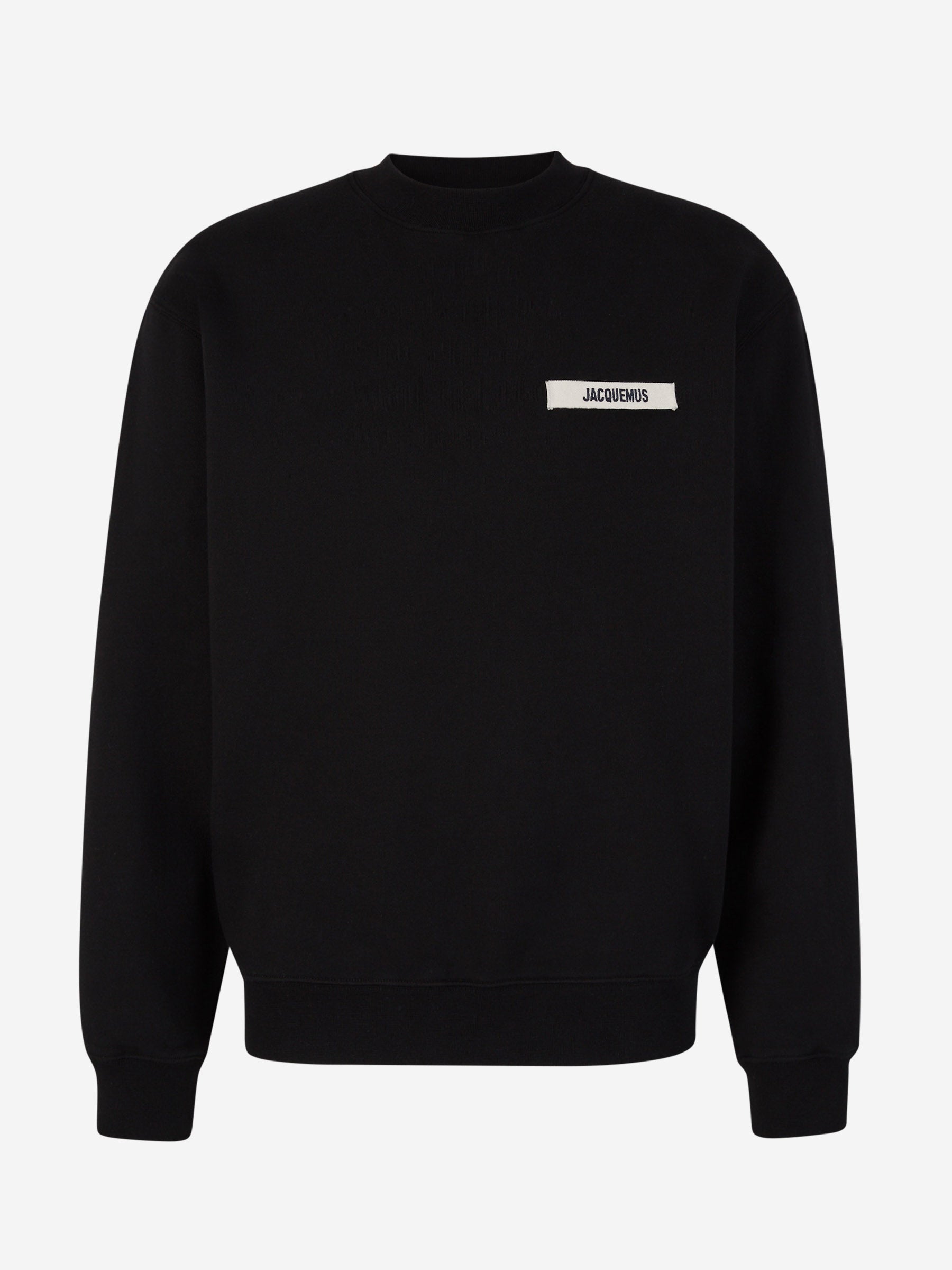 Jacquemus Sudadera Crewneck Logo color Negro sku 545-001563 02 - Foto 1