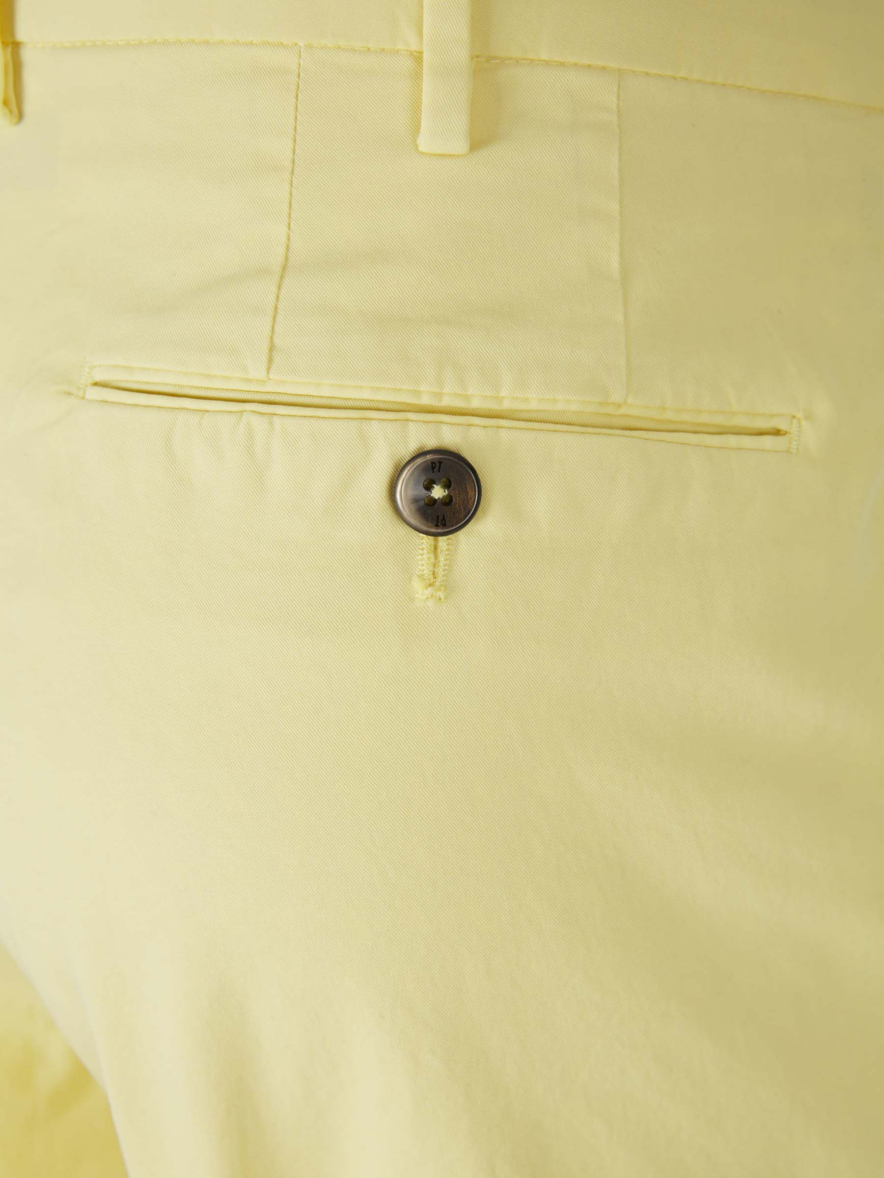 Outlet online PT Torino Hombre Pantalones Slim Fit Stretch color Amarillo Limon sku 521-002745 12 - Foto 4