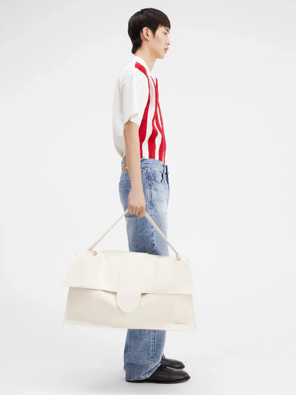 Outlet online Jacquemus Mujer Bolso Le Bambino De Voyage color Marfil sku 810-007119 00 - Foto 2