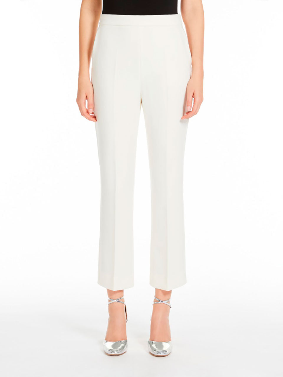 Outlet online Max Mara Mujer Pantalones Formales Cropped color Marfil sku 761-003601 01 - Foto 5