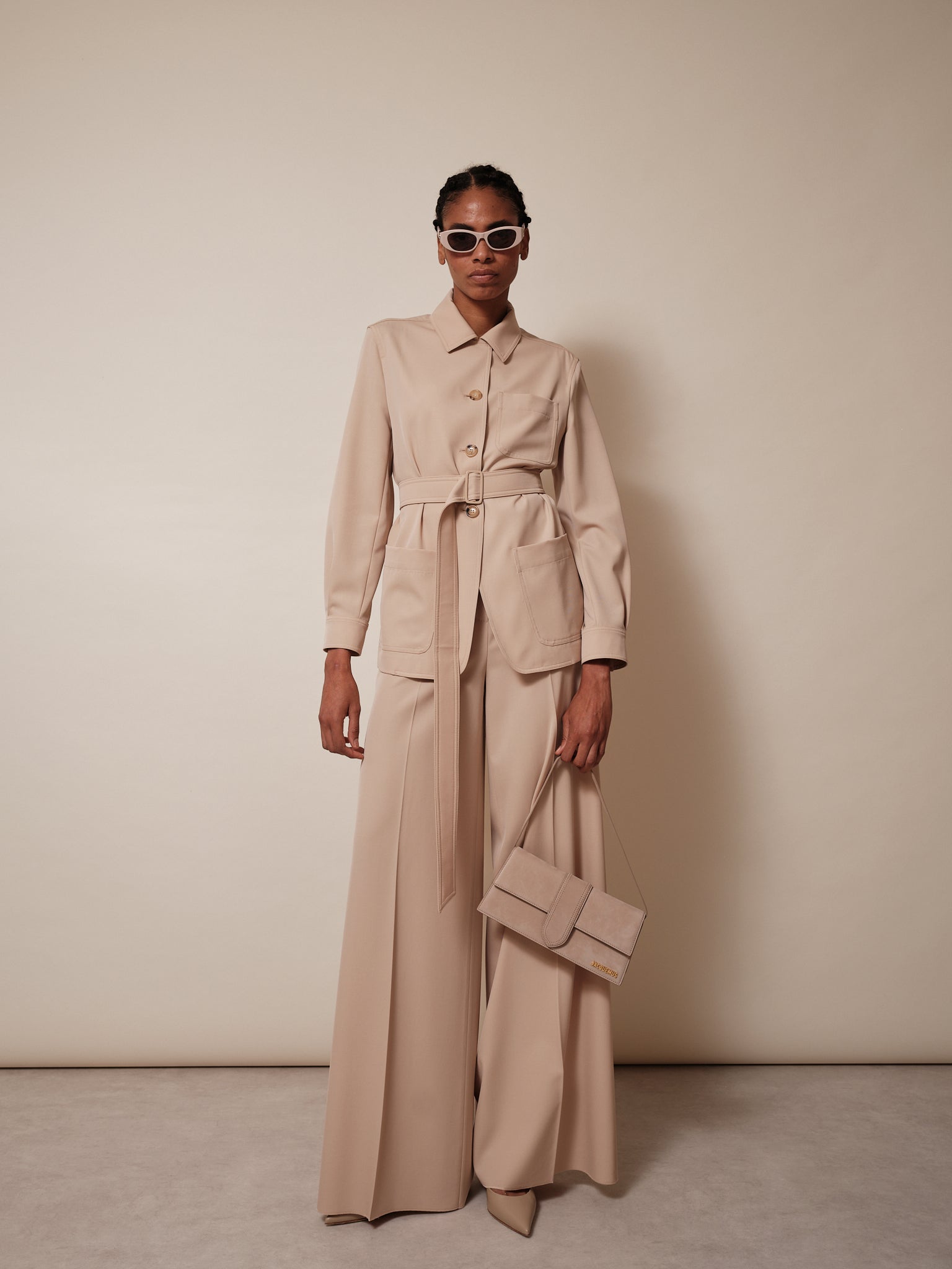 Outlet online Max Mara Mujer Gabardina Safari Pulvino color Beige sku 741-002221 01 - Foto 2