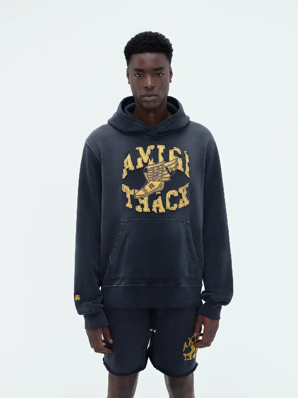 Outlet online Amiri Hombre Sudadera Capucha Parche color Negro sku 545-001539 01 - Foto 1