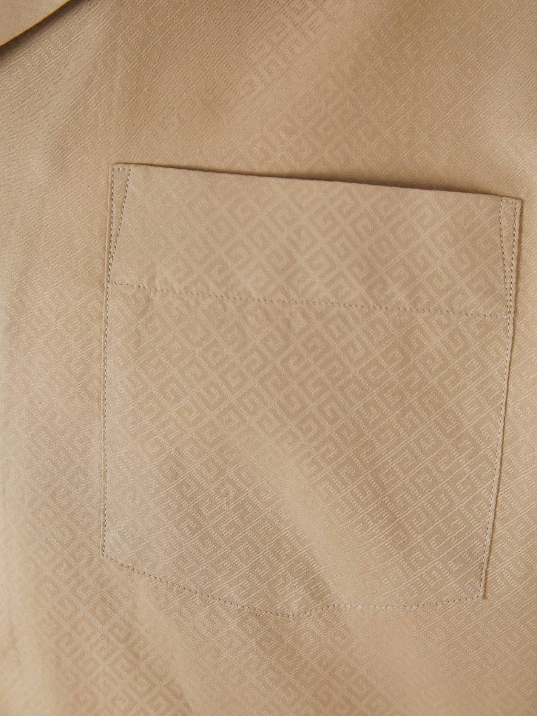 Outlet online Givenchy Hombre Camisa Monograma 4G color Camel sku 532-000590 01 - Foto 5