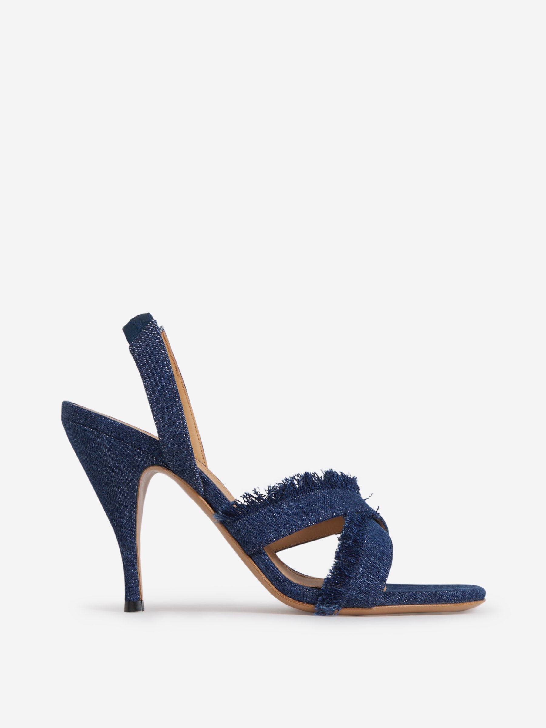 Outlet online Off-White Mujer Sandalias Denim Slingback color Azul Denim sku 800-005188 01 - Foto 1