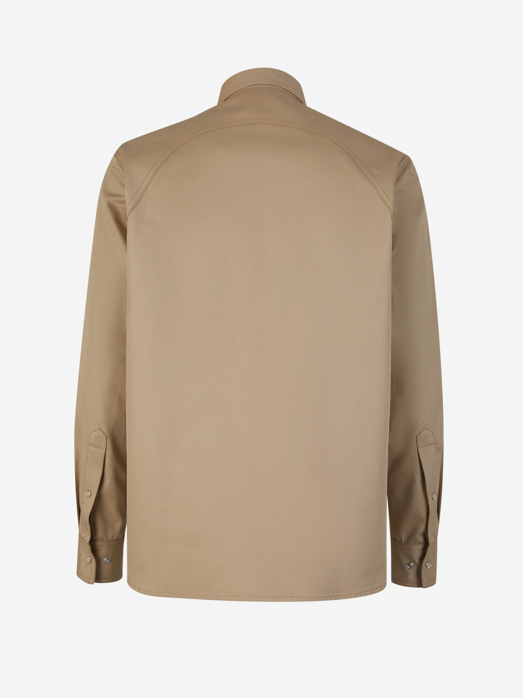 Outlet online McQueen Hombre Sobrecamisa Algodón color Topo sku 531-006171 01 - Foto 2