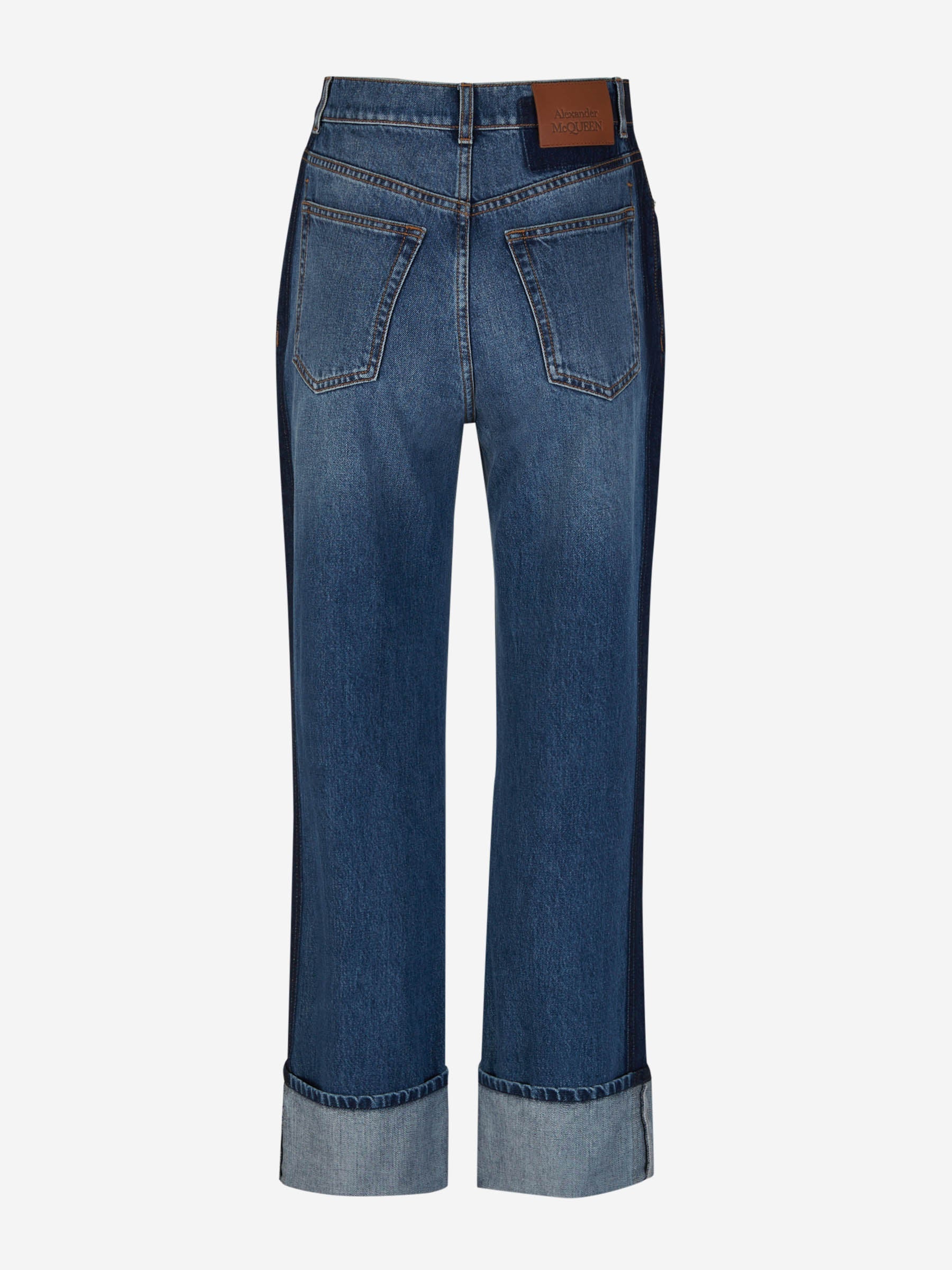 Outlet online McQueen Mujer Jeans Baggy Boyfriend color Azul Denim sku 763-001507 01 - Foto 4