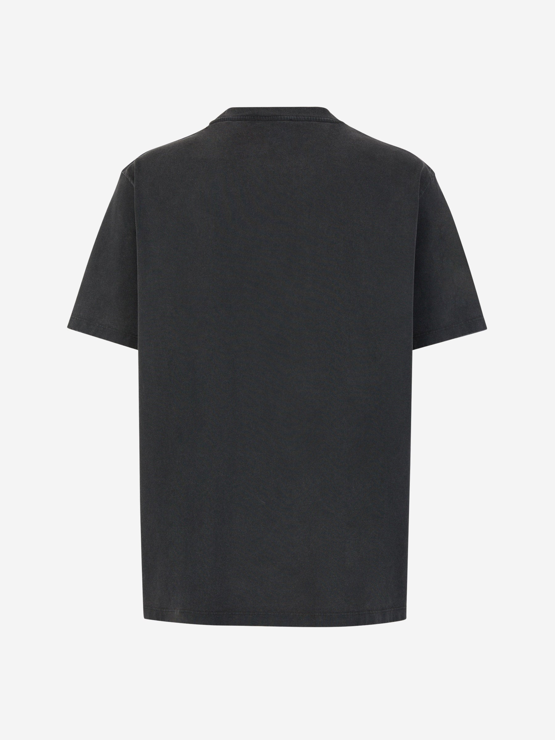 Outlet online Balmain Hombre Camiseta Logo Algodón color Gris Antracita sku 553-003669 01 - Foto 2