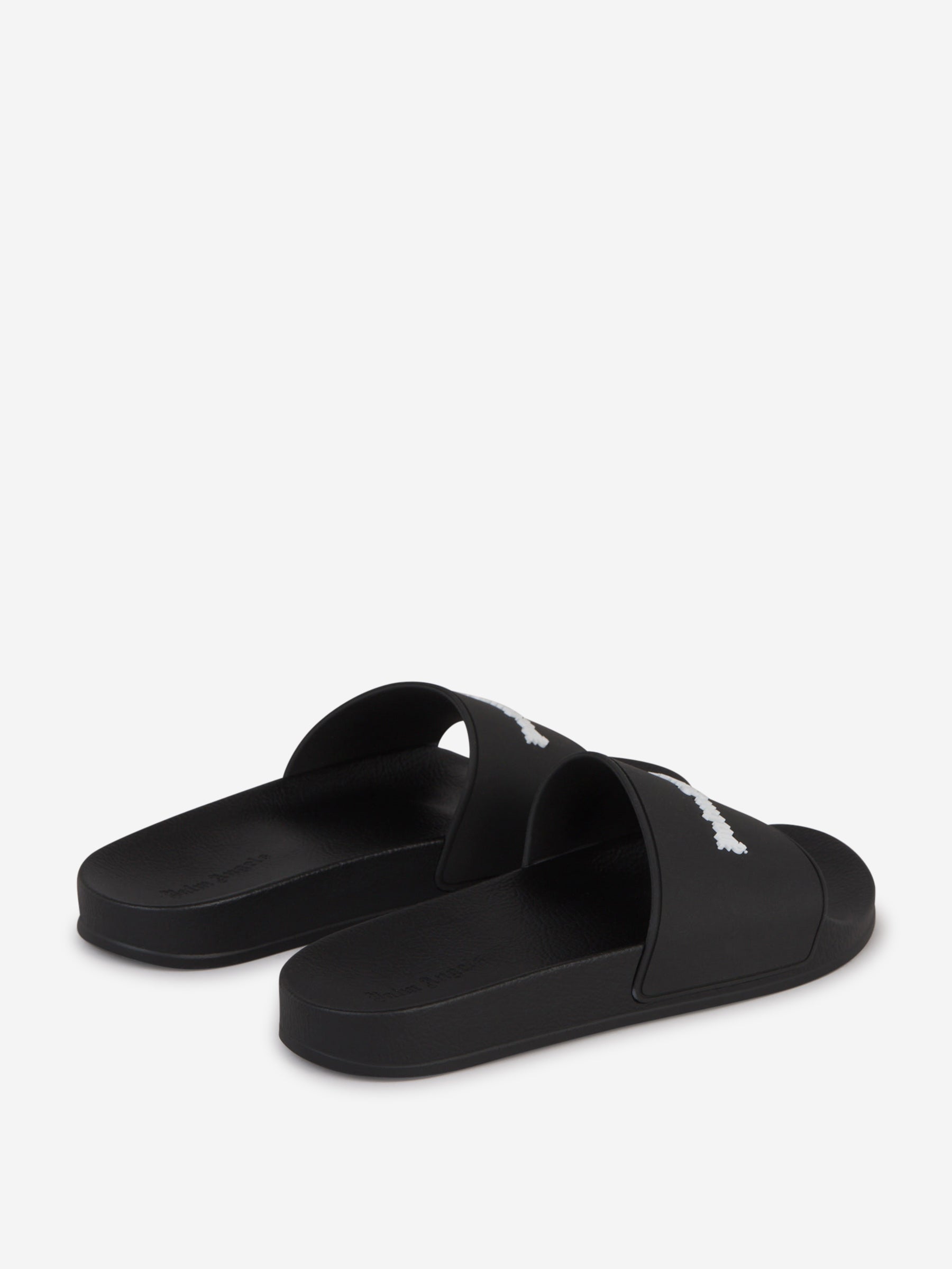 Outlet online Palm Angels Hombre Sandalias Pool Logo color Negro sku 617-000095 02 - Foto 3