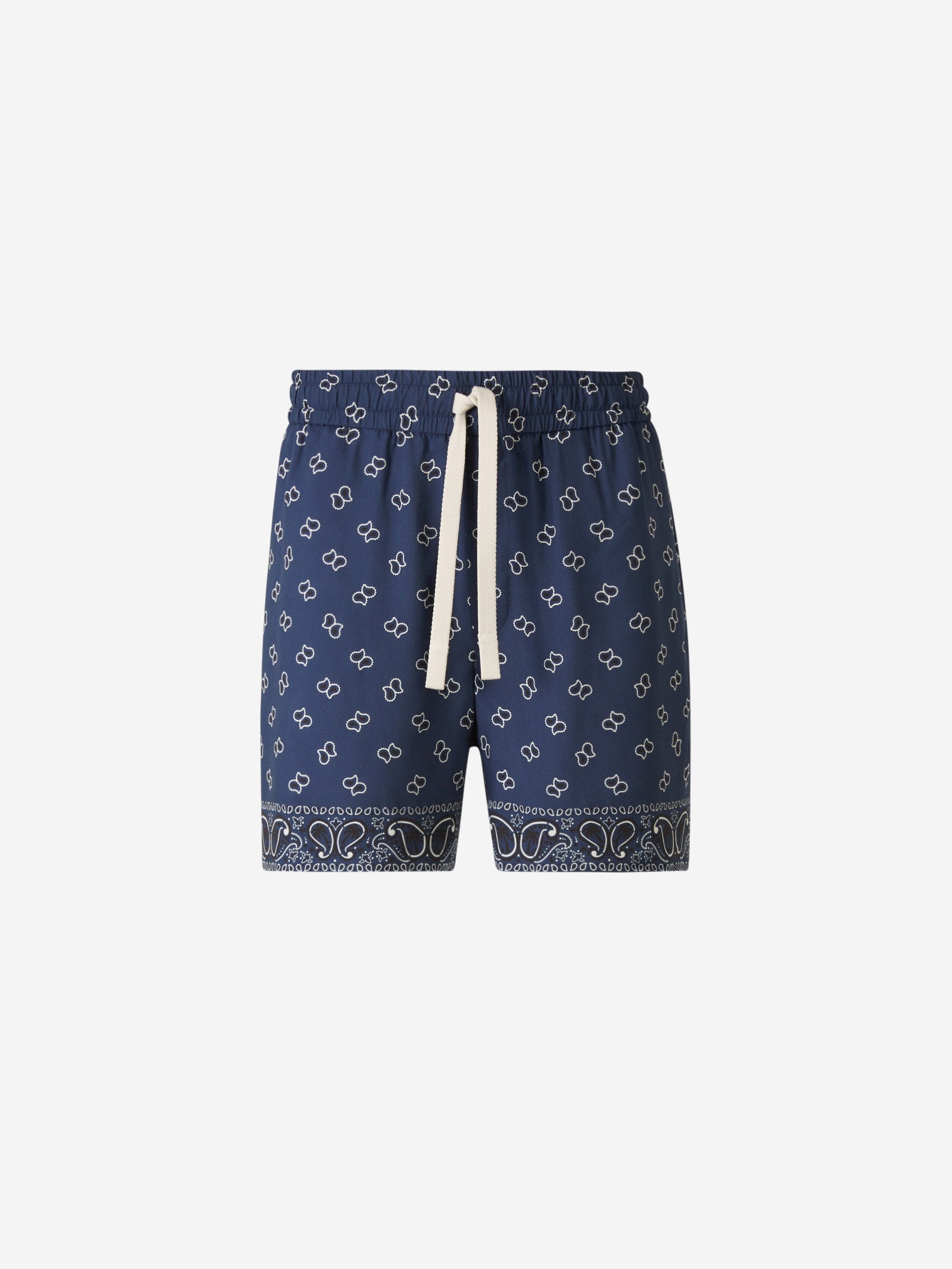 Outlet online Palm Angels Hombre Bermudas Motivo Paisley color Azul sku 523-000938 01 - Foto 1