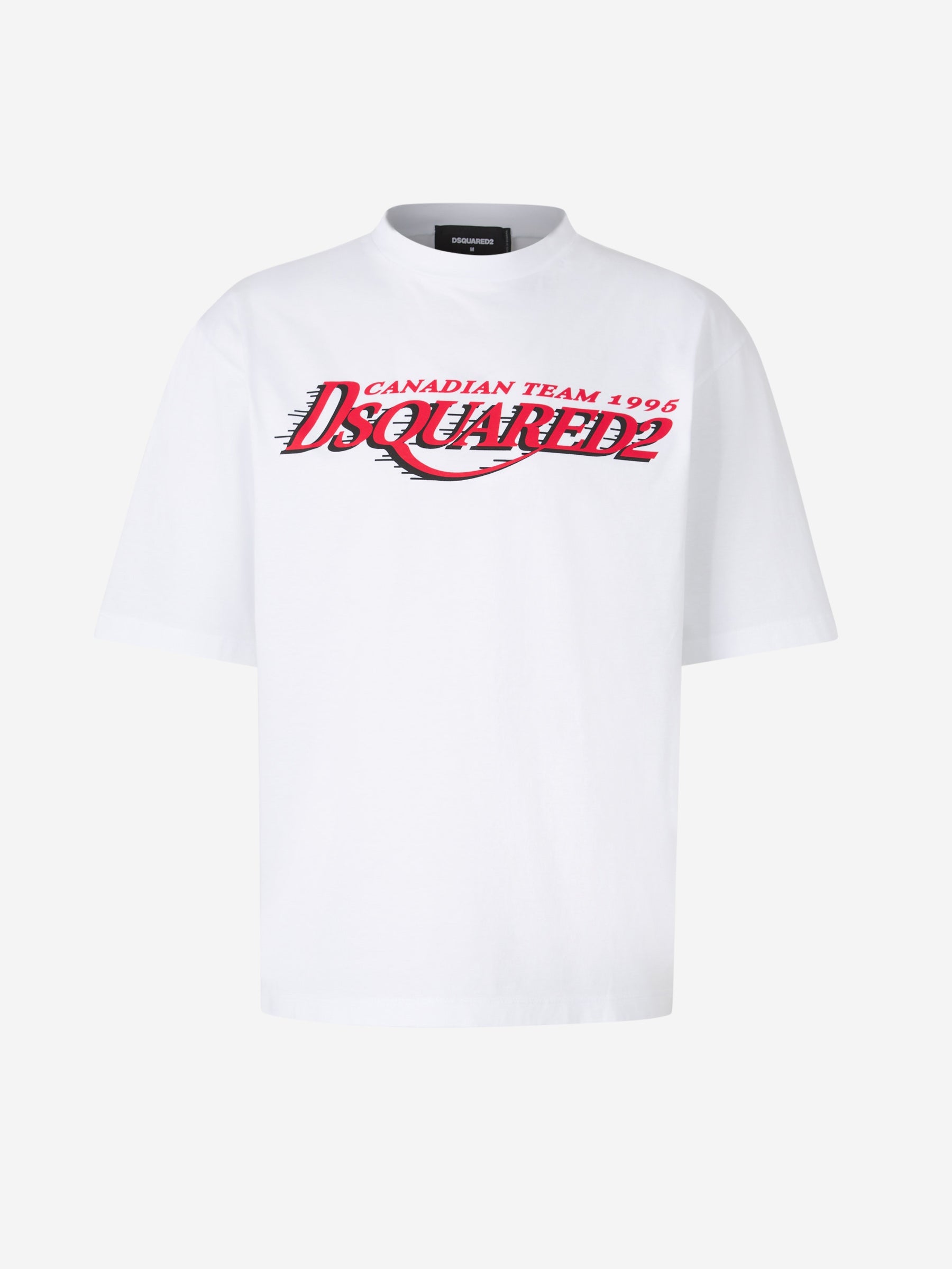 Outlet online Dsquared2 Hombre Camiseta Canadian Team color Blanco sku 553-003812 01 - Foto 1