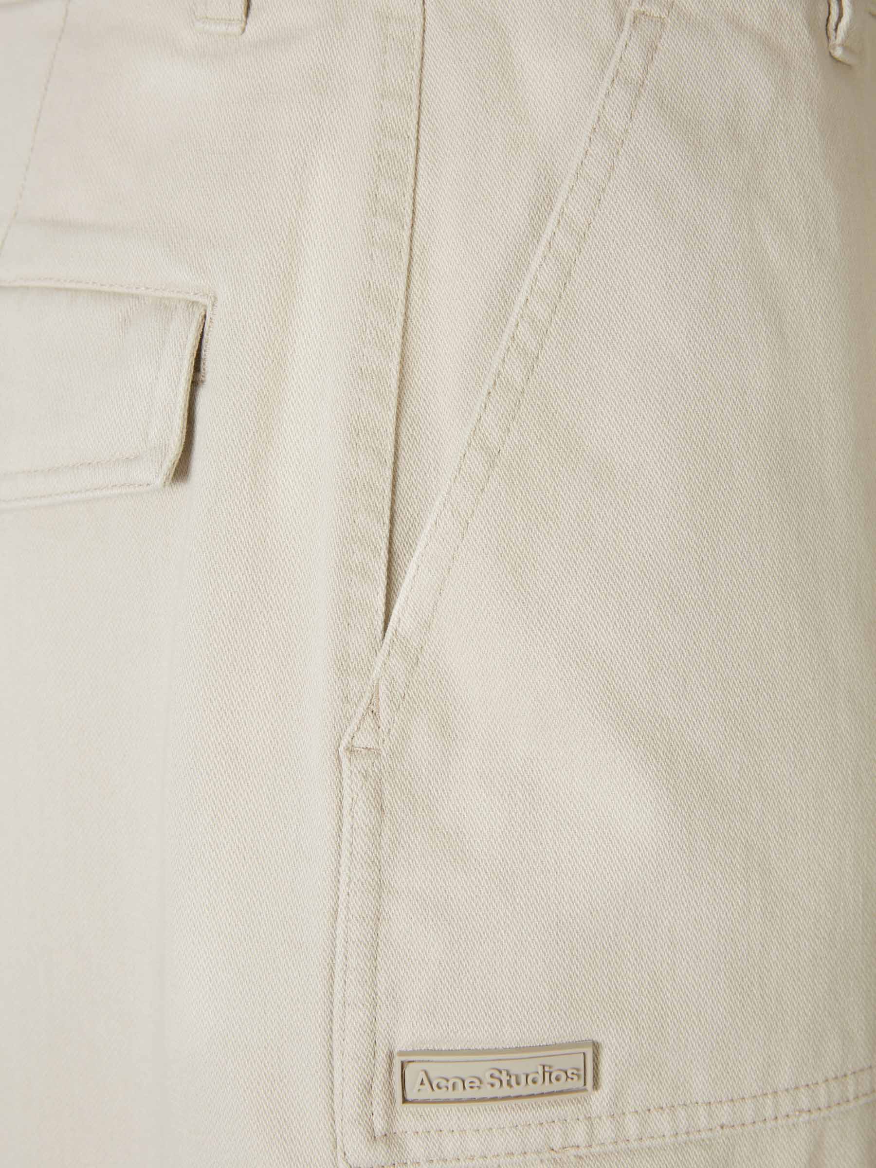 Outlet online Acne Studios Hombre Pantalones Cargo Algodón color Beis sku 522-002564 01 - Foto 4