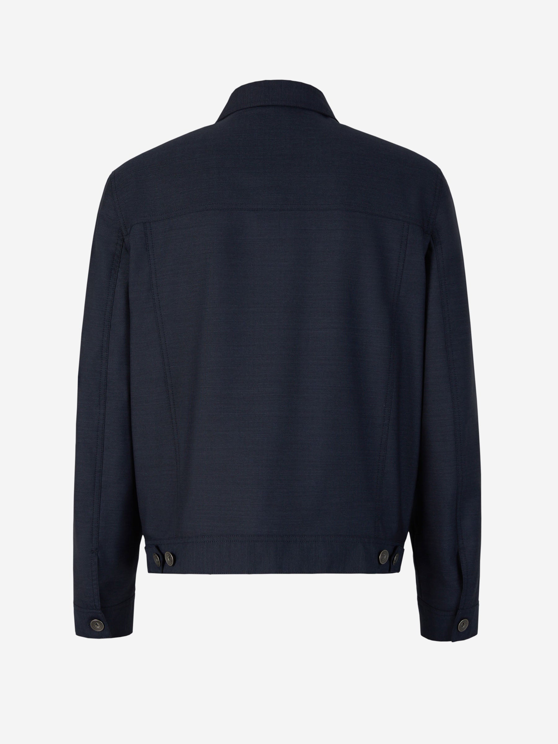Outlet online Brunello Cucinelli Hombre Chaqueta Lana Bolsillos color Azul Noche sku 512-002177 01 - Foto 2