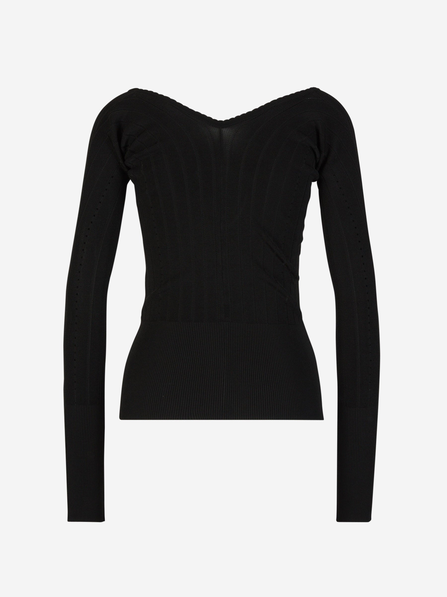 Outlet online Jacquemus Mujer Top Punto Logo color Negro sku 703-002095 01 - Foto 2