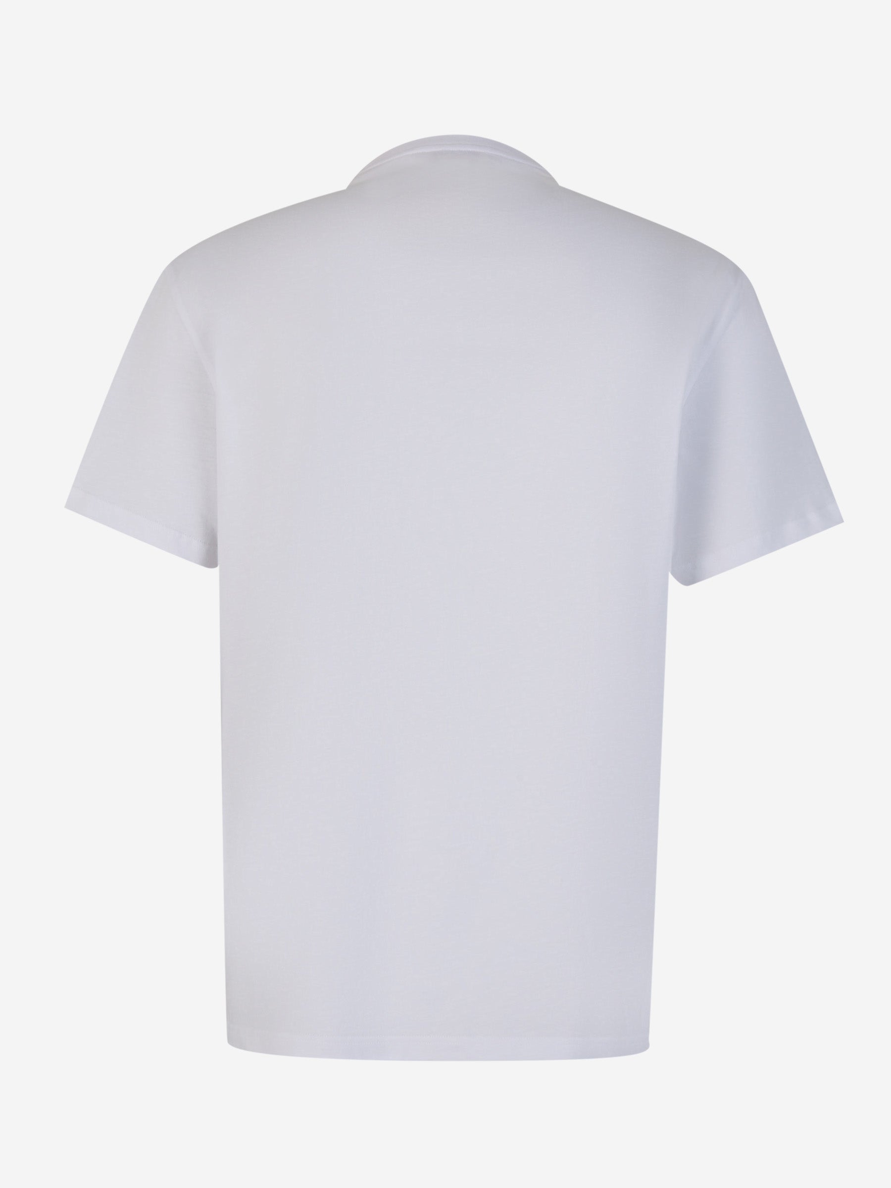 Outlet online McQueen Hombre Camiseta Logo Algodón color Blanco sku 553-003584 01 - Foto 2