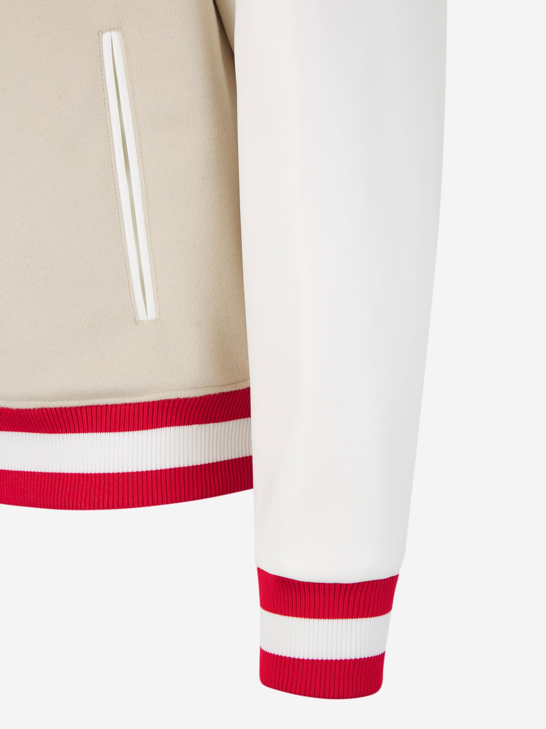 Outlet online Balmain Hombre Chaqueta Bomber Logo color Topo sku 512-002131 01 - Foto 6